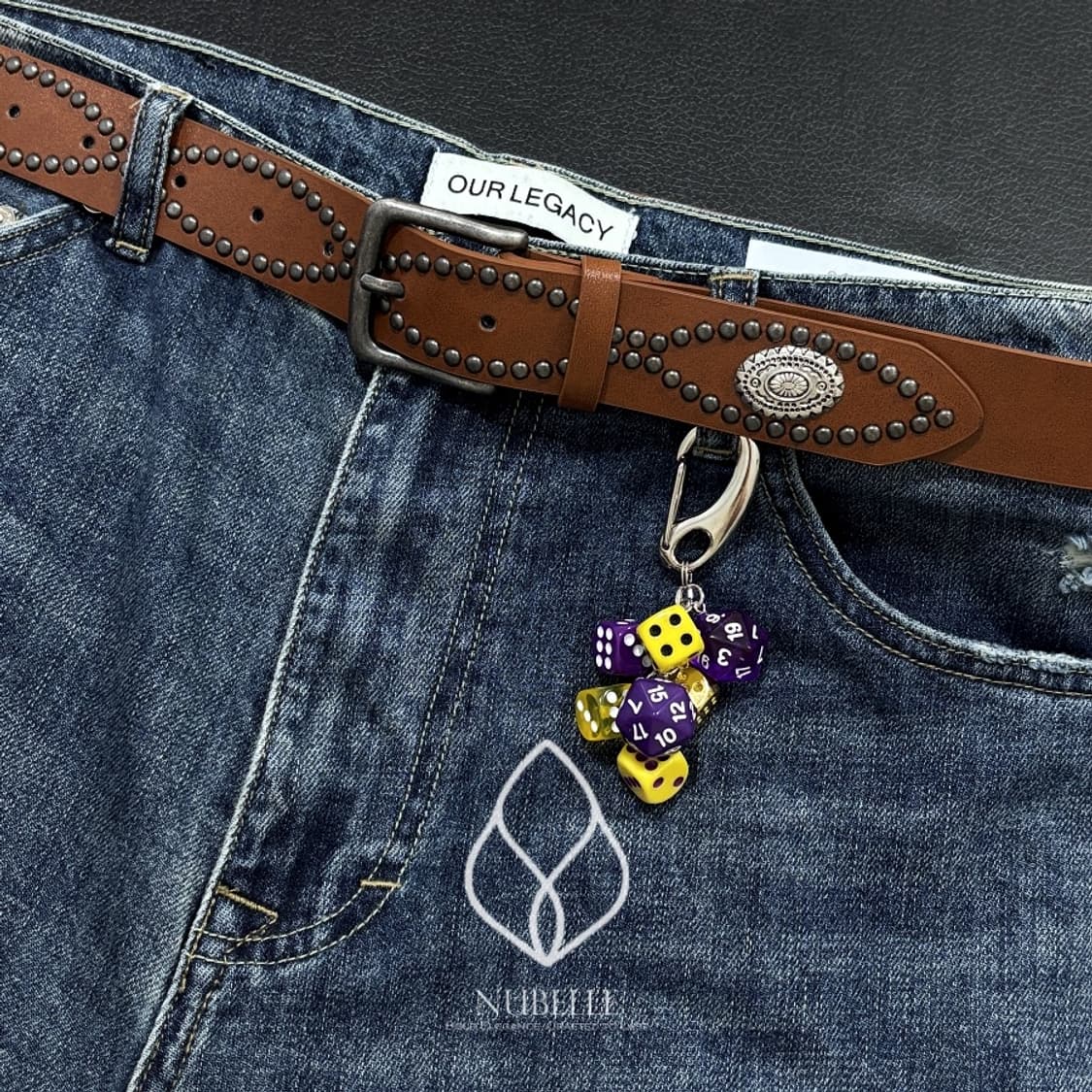 🌗 Ethnic stud belt / 에스닉 스터드 웨스턴 벨트 상품이미지2
