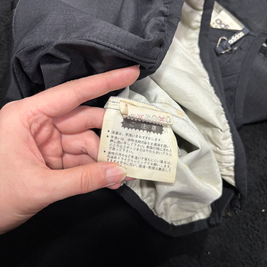 L 아디다스 어드벤쳐 재팬 블랙 립스탑 바람막이 조끼 베스트 상품이미지6