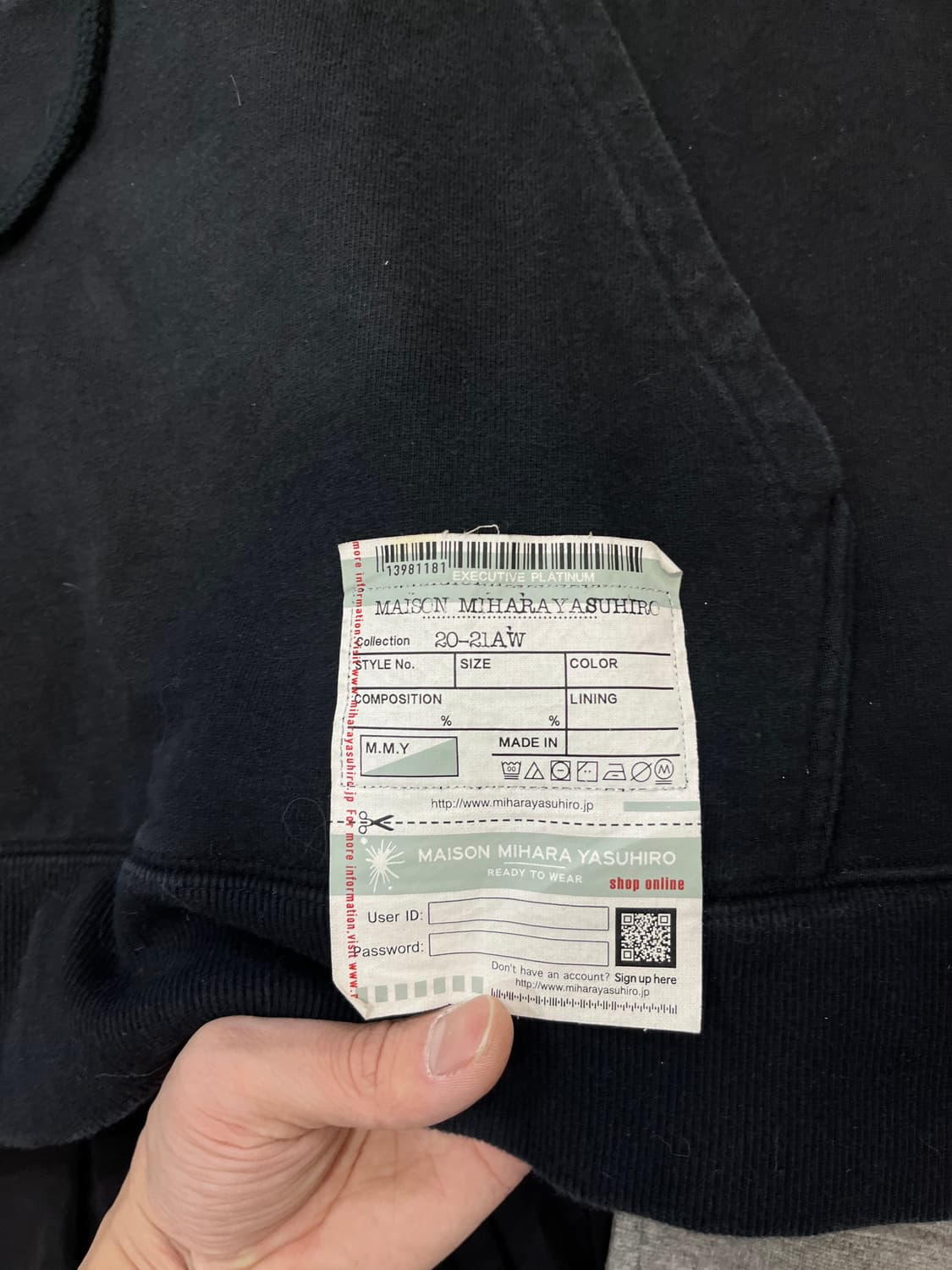 미하라야스히로 20-21aw 레이어드 후드 원피스 상품이미지3