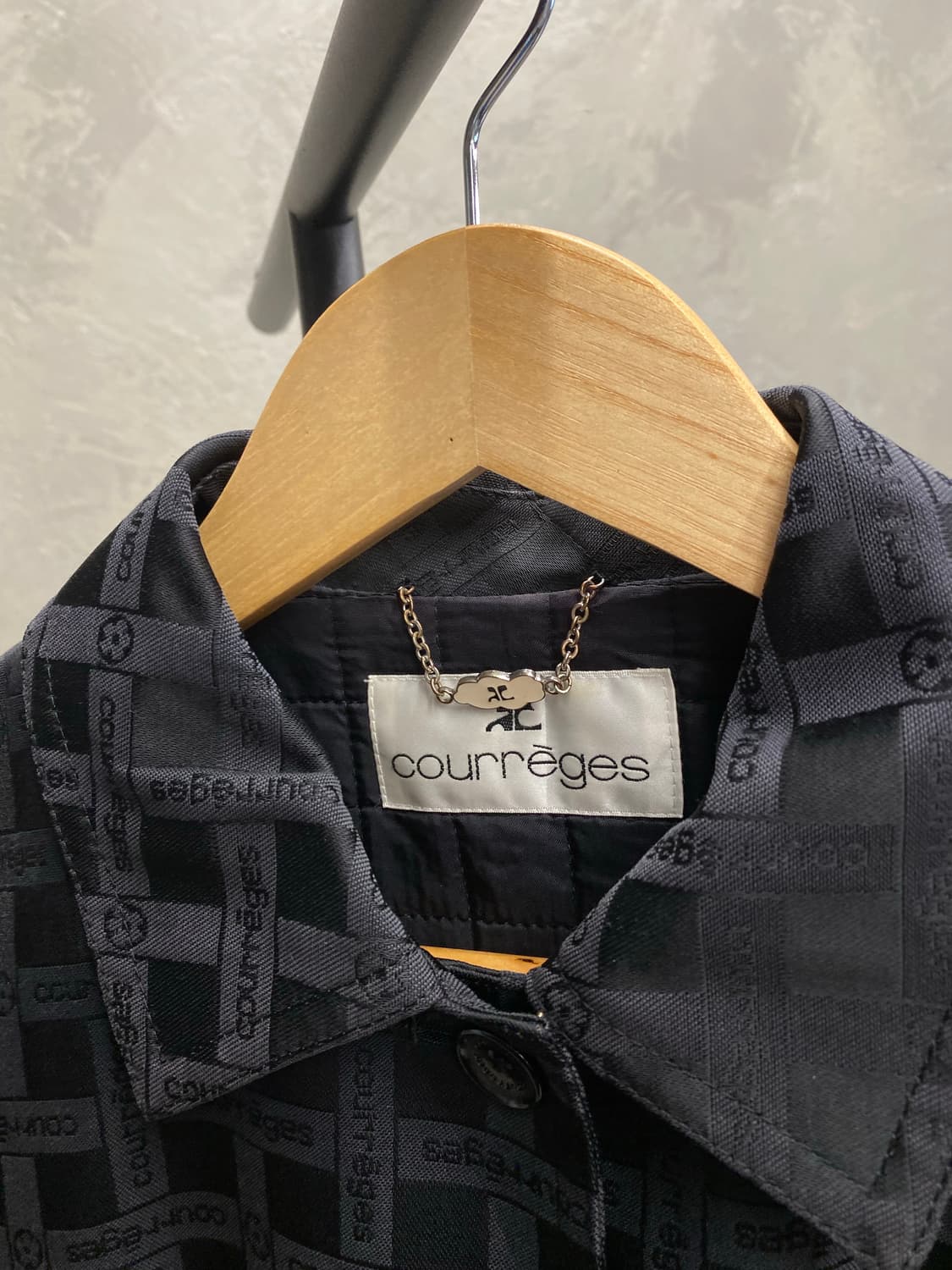 [M] Courreges 꾸레쥬 로고 패턴 자켓 상품이미지7