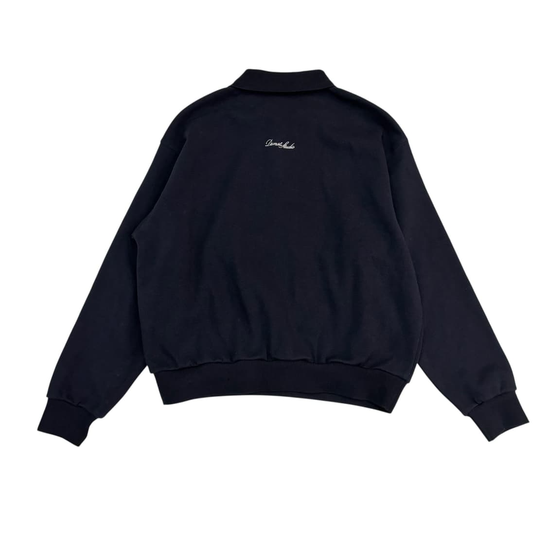 던스트 레더 로고 네이비 카라 티셔츠 상품이미지6