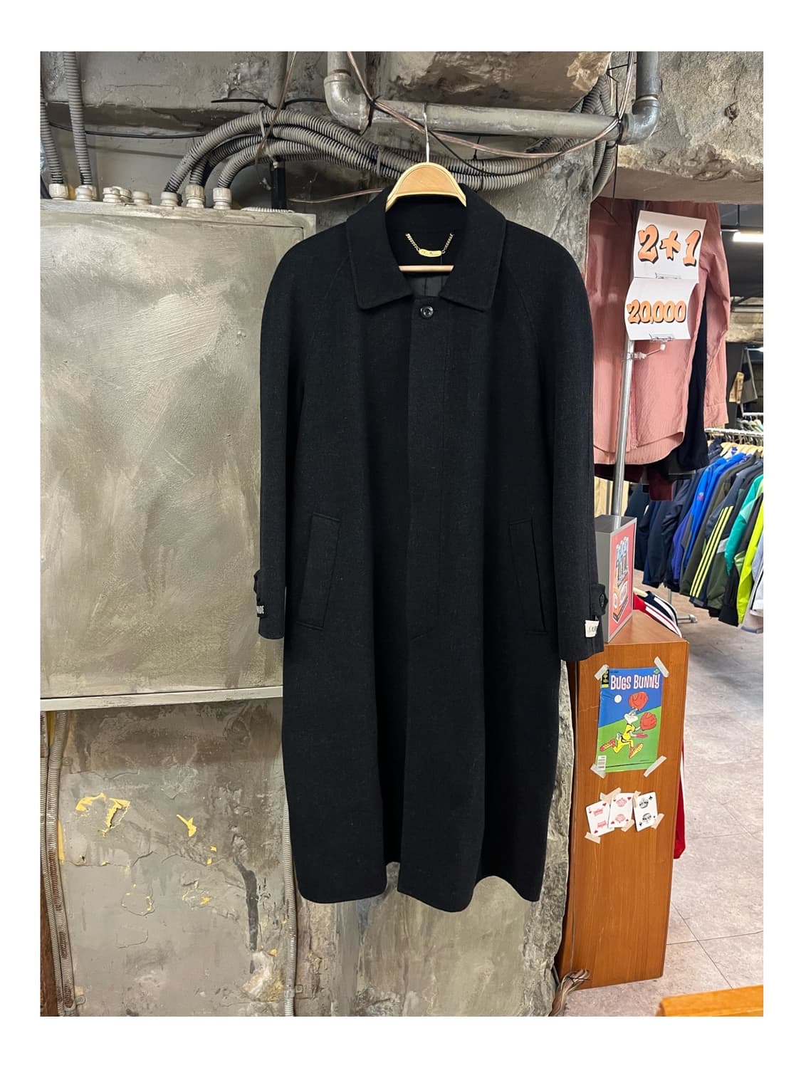 올레그 카시니 캐시미어 롱코트 블랙 #csz3035 상품이미지1