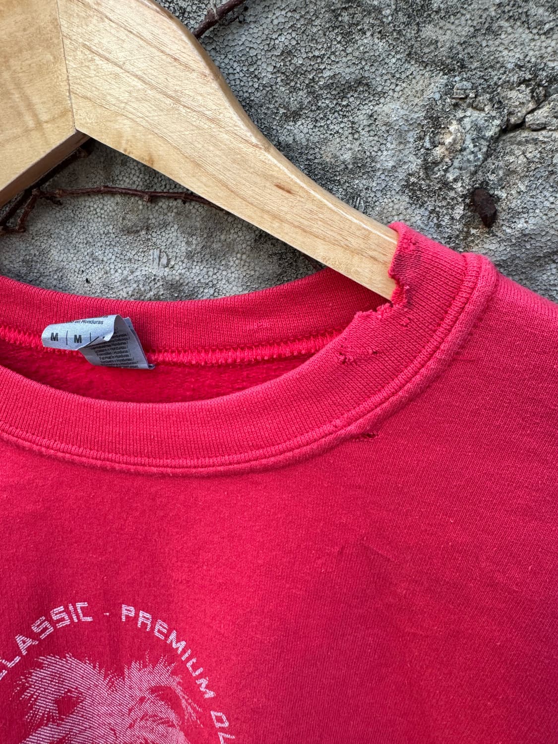 길단 보니타 해변 빈티지 프린팅 데미지 스웻 셔츠 맨투맨 m 상품이미지5