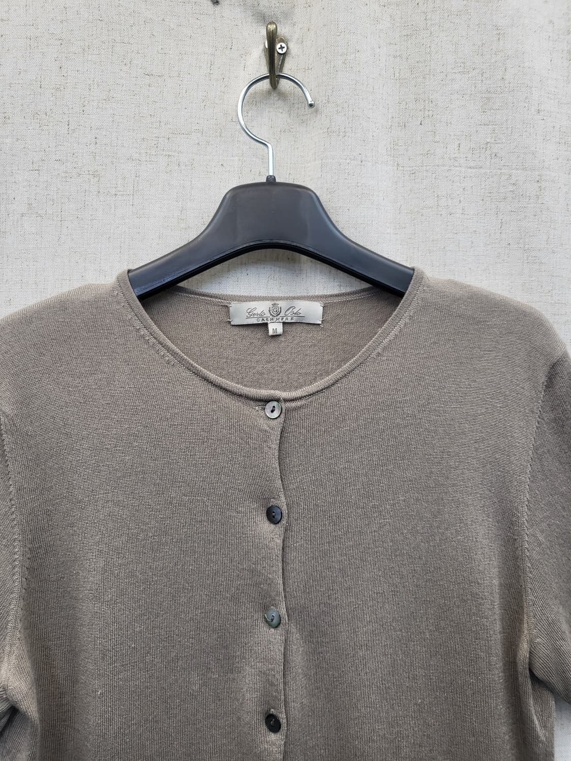 Gerts Oslo 반팔 가디건 브라운 상품이미지3