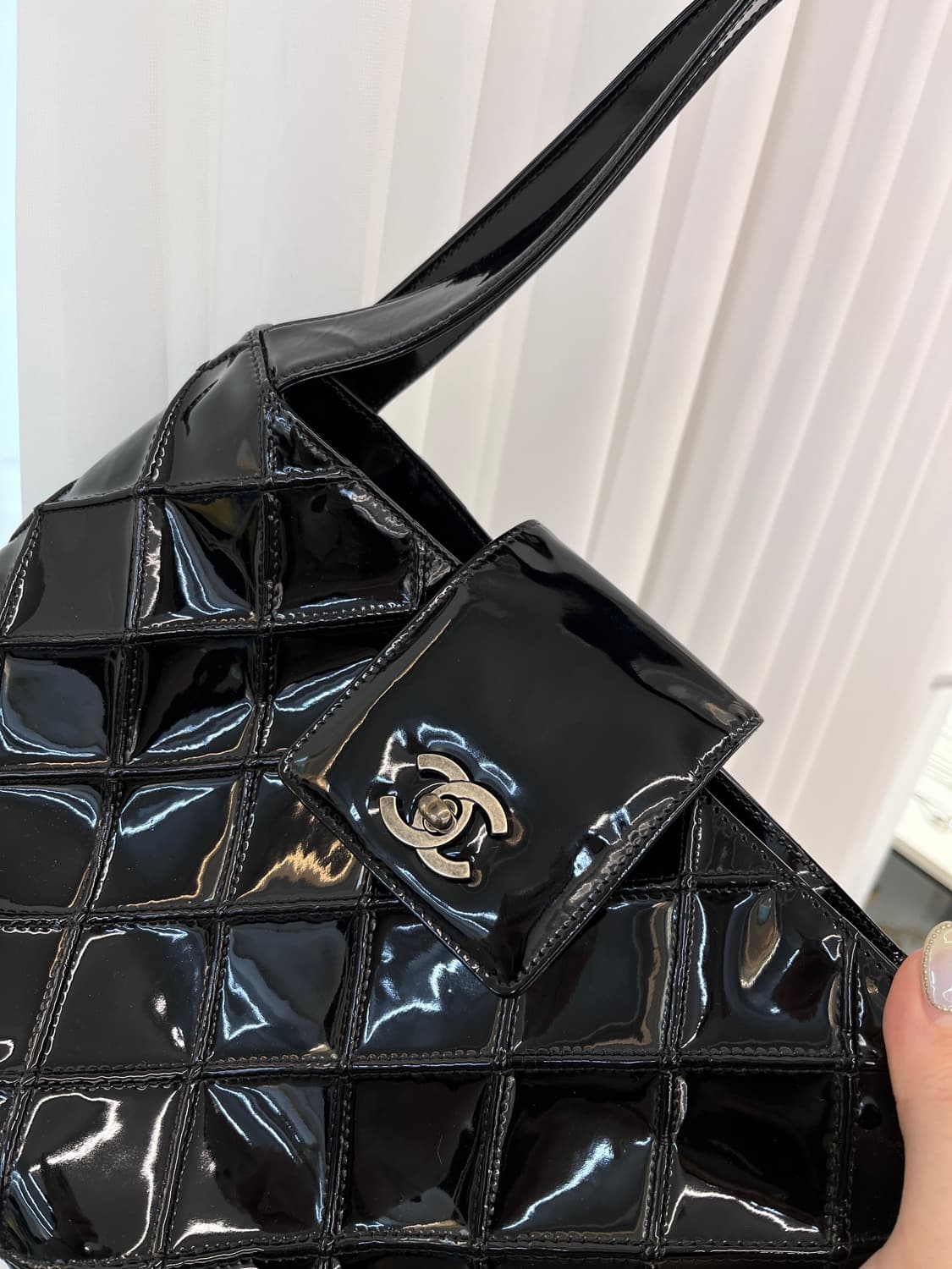 (빈티지) 샤넬 은장 페이던트 누네띠네 숄더백 상품이미지9