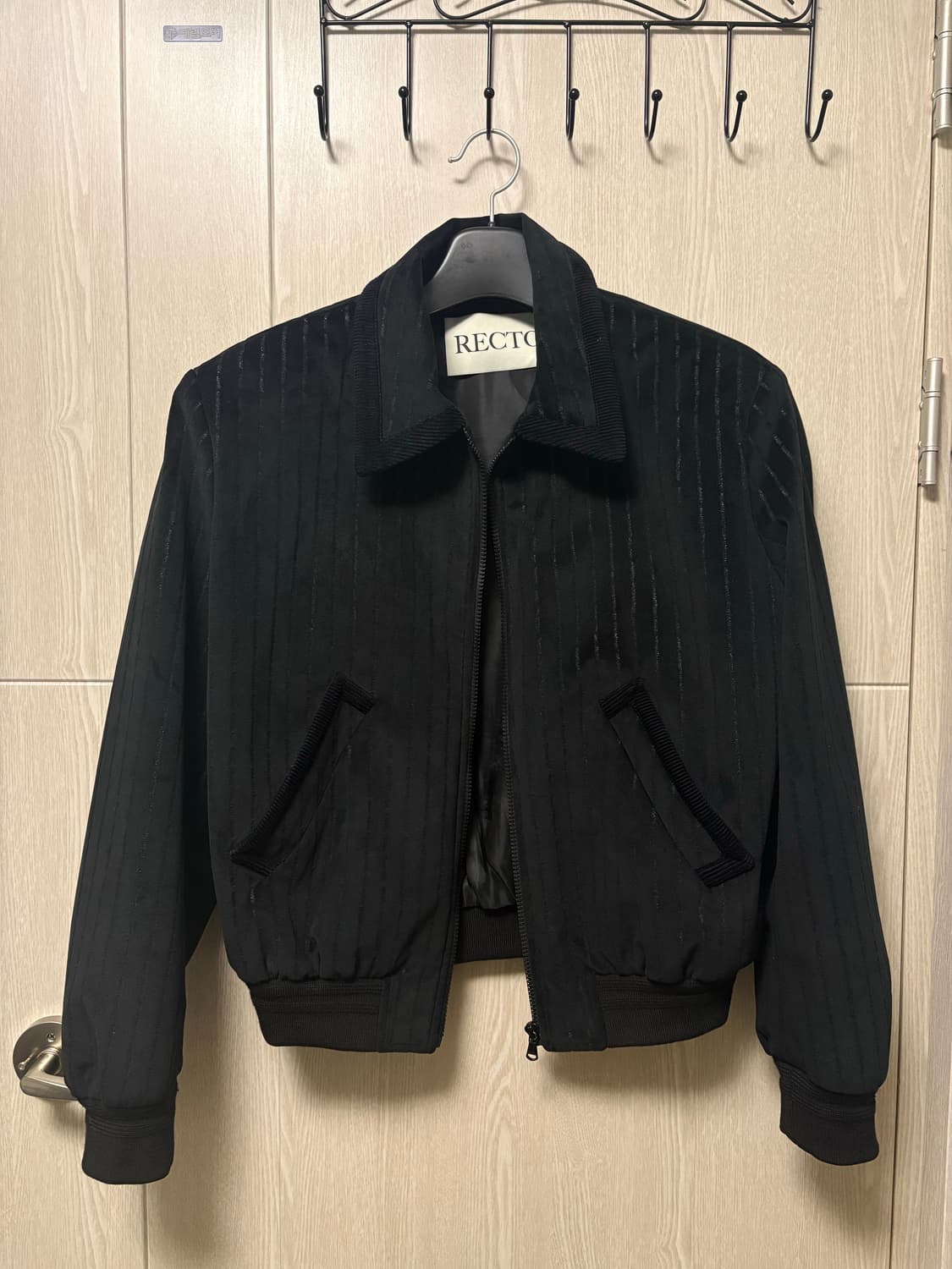 렉토 벨벳 콘트라스트 자켓 m 상품이미지1