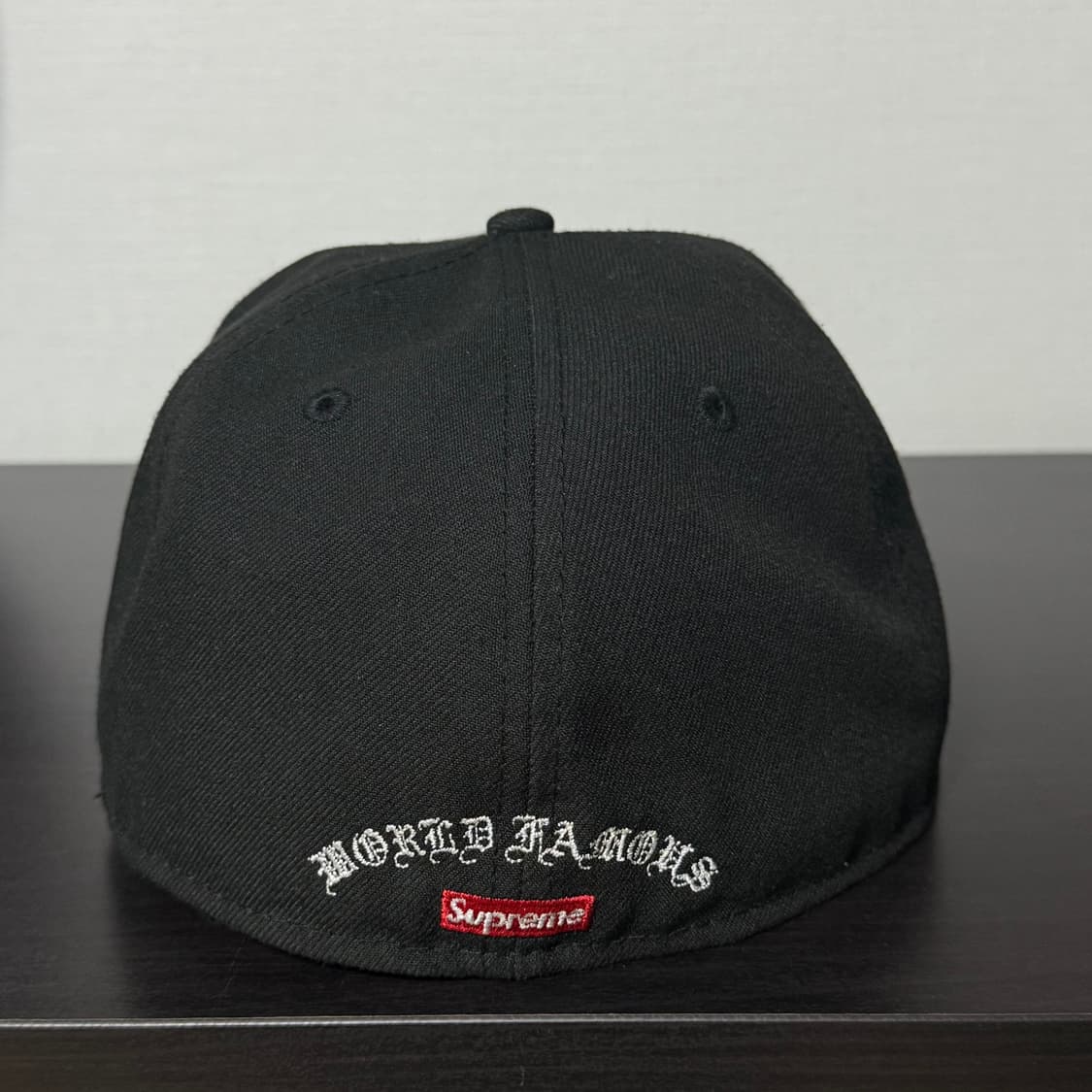 24SS 슈프림 골드 크로스 S 로고 뉴에라 블랙 712(59.6cm) 상품이미지2