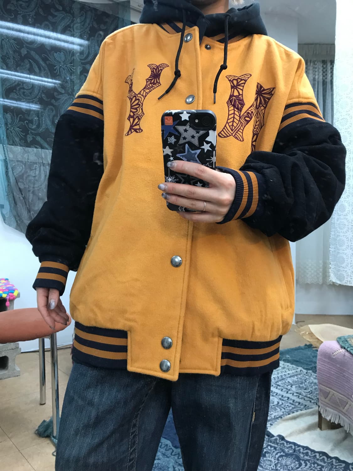 엠엘비 뉴욕양키스 빅로고 바시티 자켓  상품이미지1