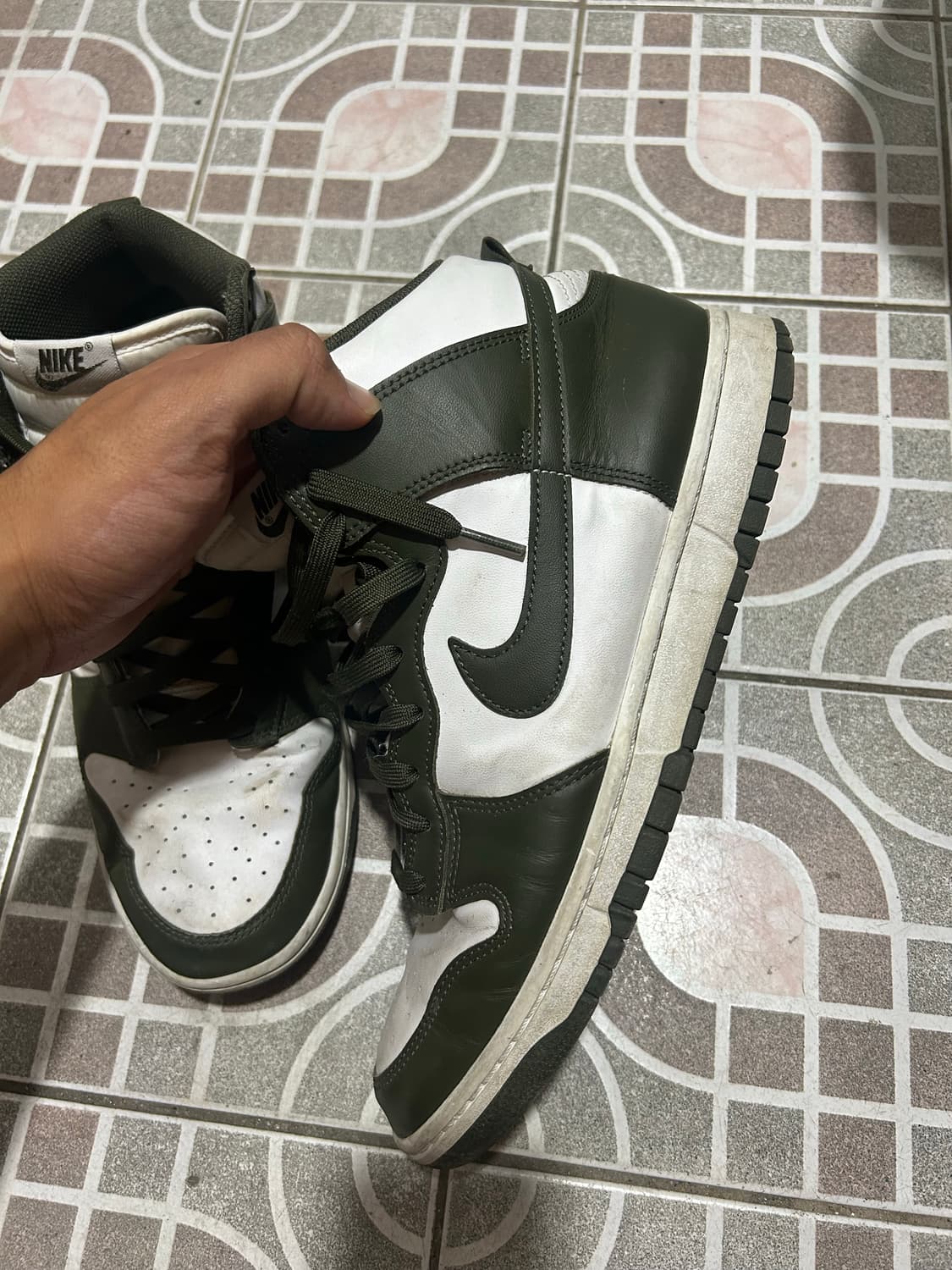 [295]나이키 덩크 하이 레트로 챔피언십 카키 상품이미지2