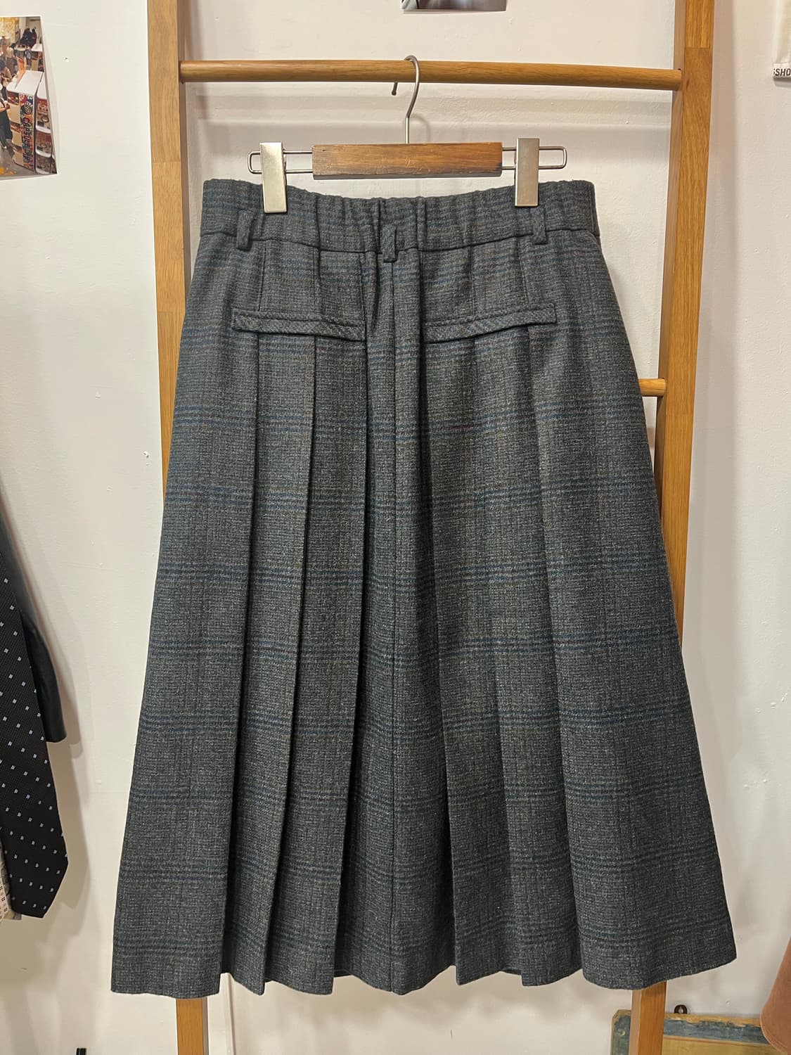 KARL LAGERFELD 빈티지 울 플리츠 스커트 상품이미지2