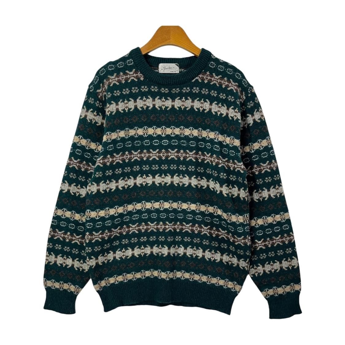 [JPN] 빈티지 노르딕 페어아일 울 니트 스웨터 상품이미지1