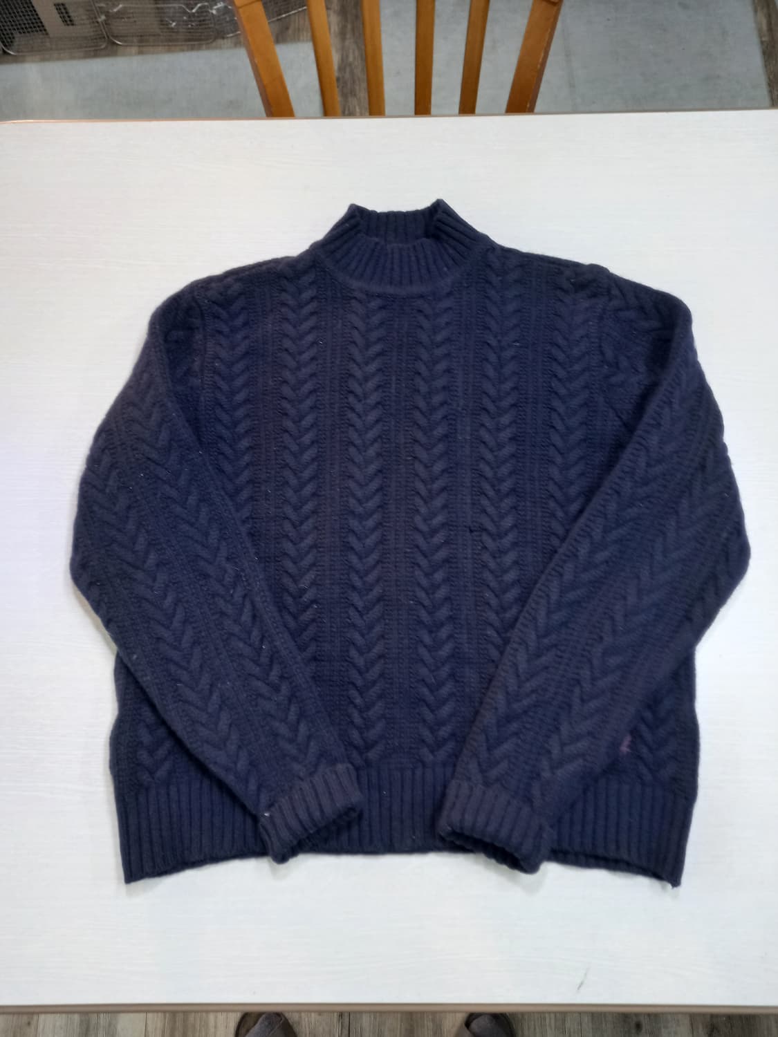 M95-L100 LYLE&SCOTT 울100 반목폴라 스웻셔츠 M--03 상품이미지3