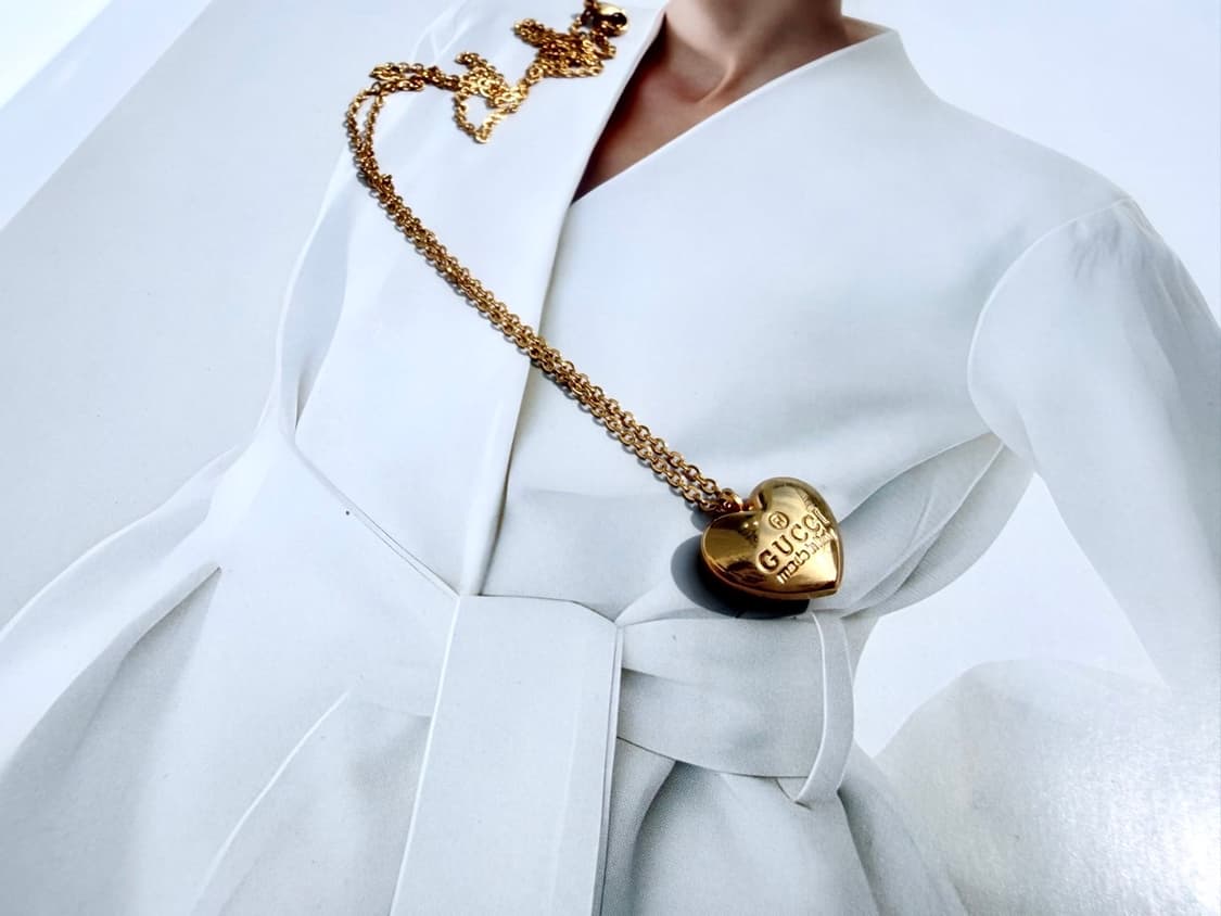 구찌 하트 골드 체인 목걸이 상품이미지3