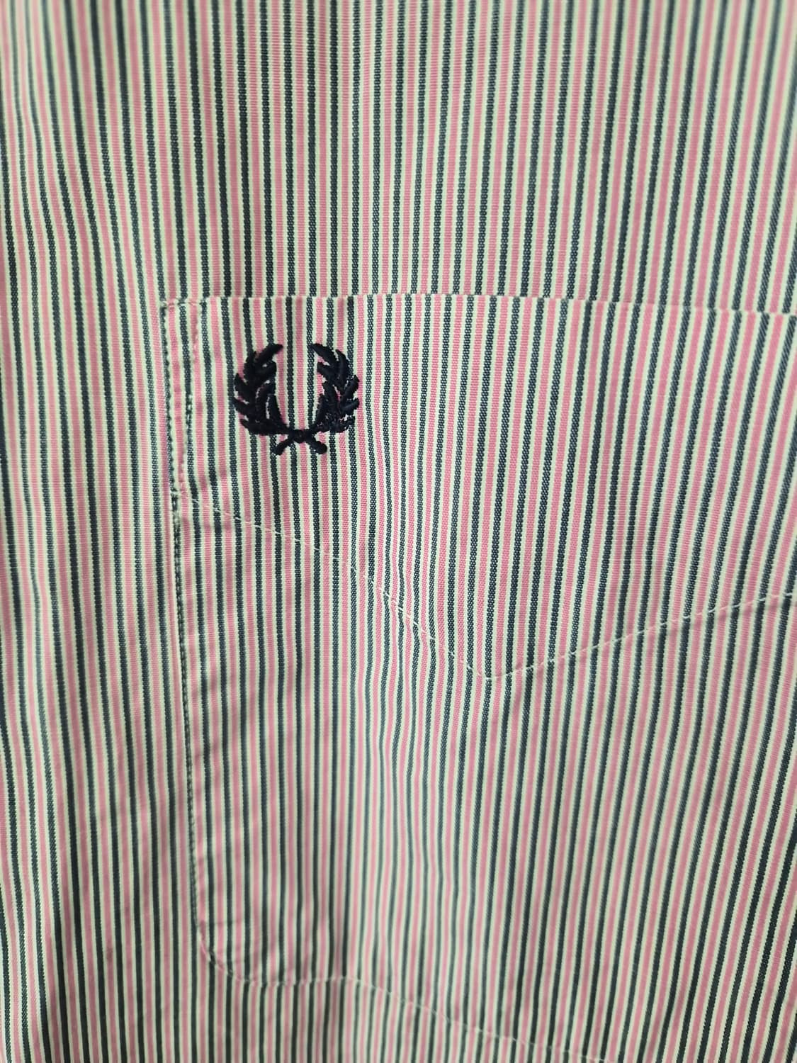 M) 프레드페리 스트라이프 셔츠 팝니다 상품이미지3