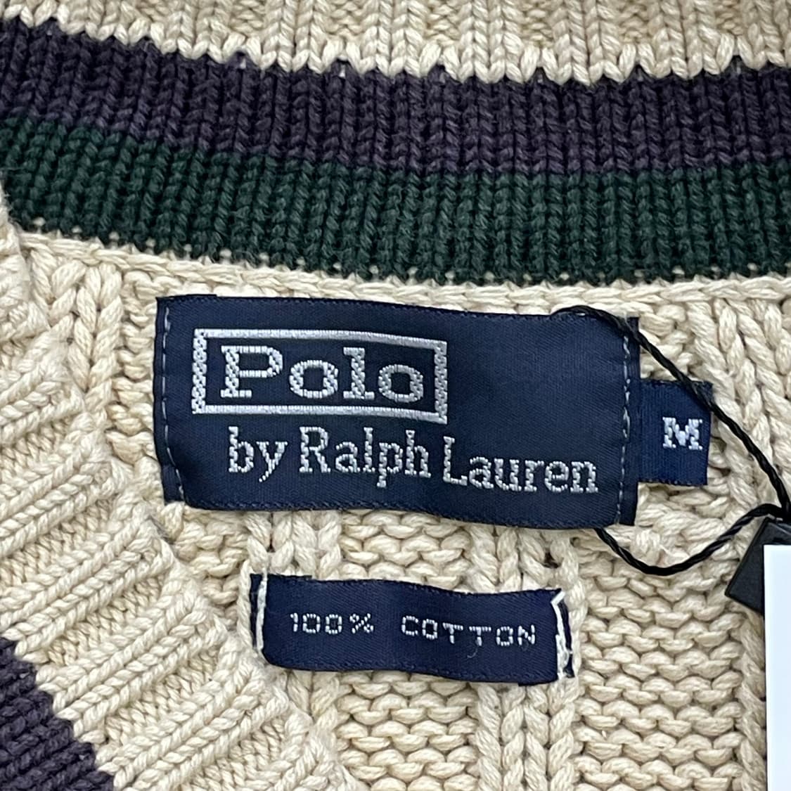 (M) POLO 폴로 랄프로렌 케이블 브이넥 니트 상품이미지7