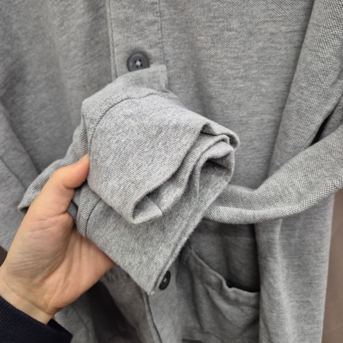 폴로 랄프로렌 코튼 V넥 가디건 L 상품이미지4