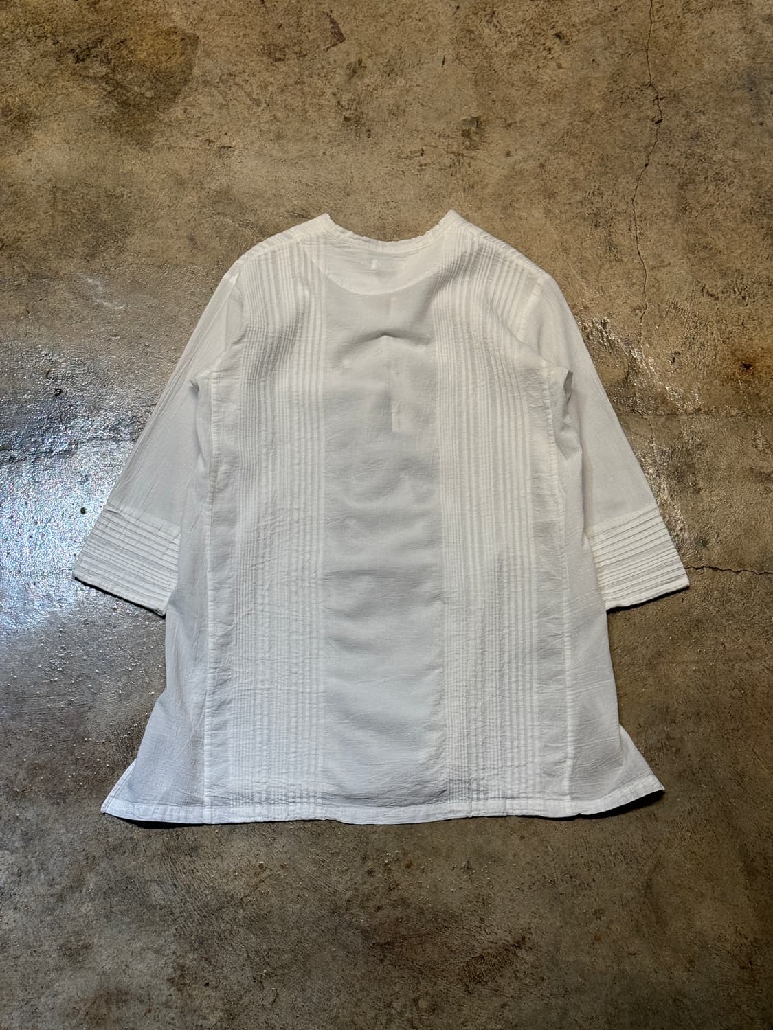 44-66) Plantation Textured Pintuck Tunic 상품이미지8