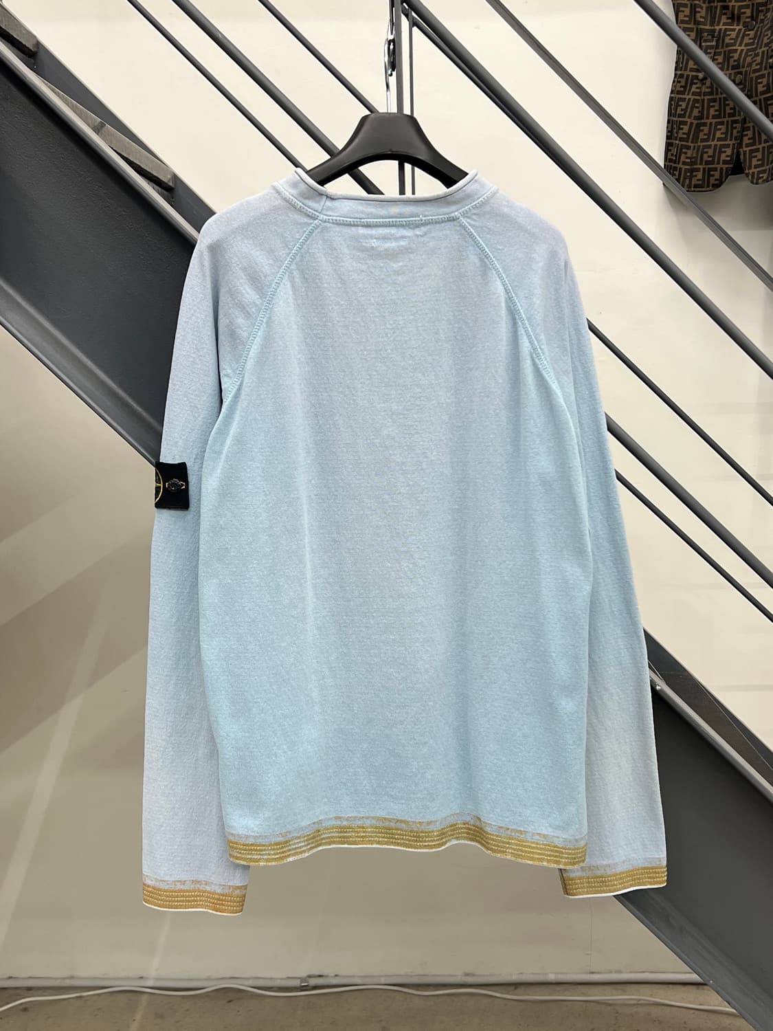 스톤아일랜드 00s 와펜 페인티드 니트 상품이미지4