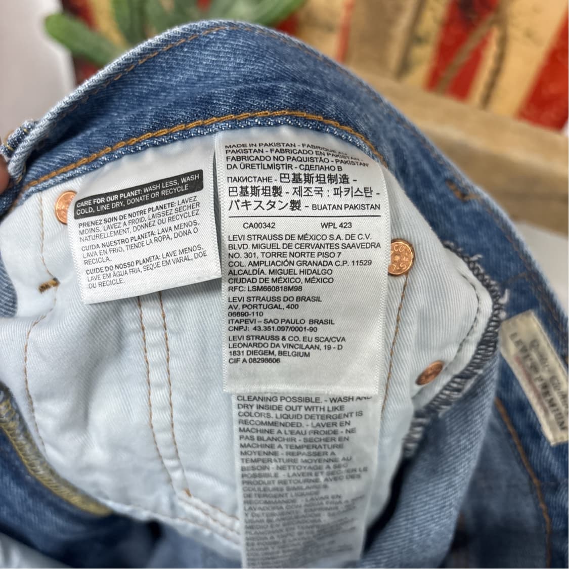 리바이스 프리미엄 진스 STAY LOOSE 히코리 데님팬츠 N1040   상품이미지8