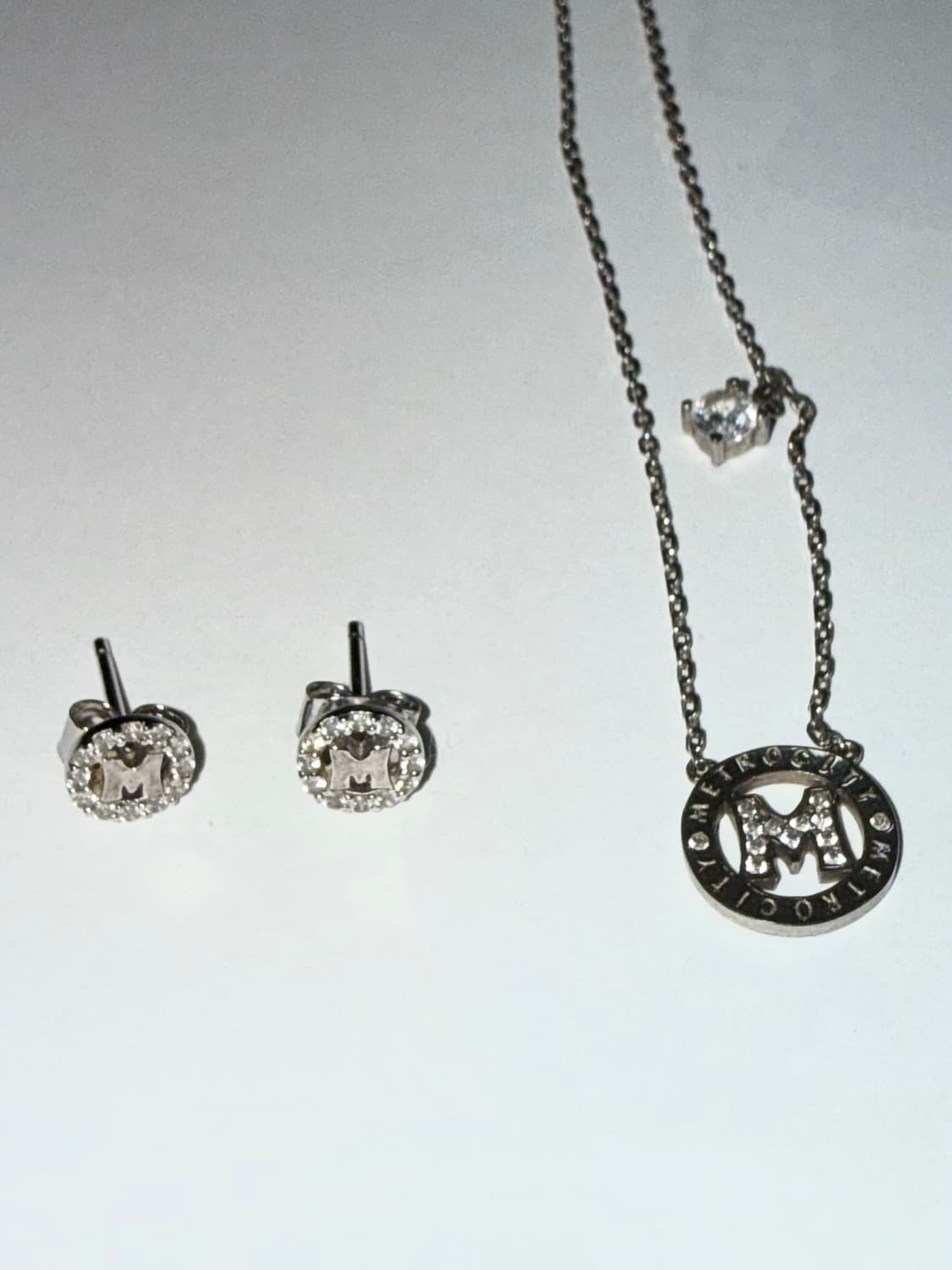 메트로시티 귀걸이, 목걸이 세트(은) 상품이미지1
