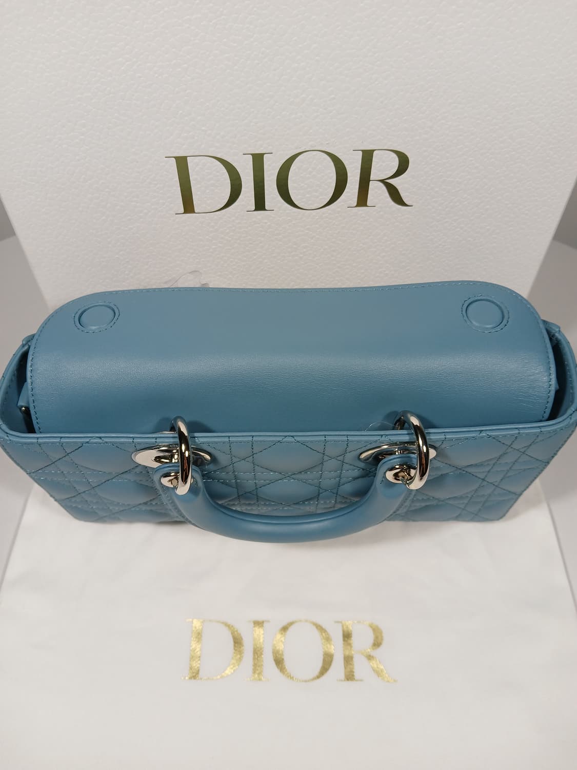 디올 레이디 디조이 토트백 미듐 M0540PNGE 상품이미지8