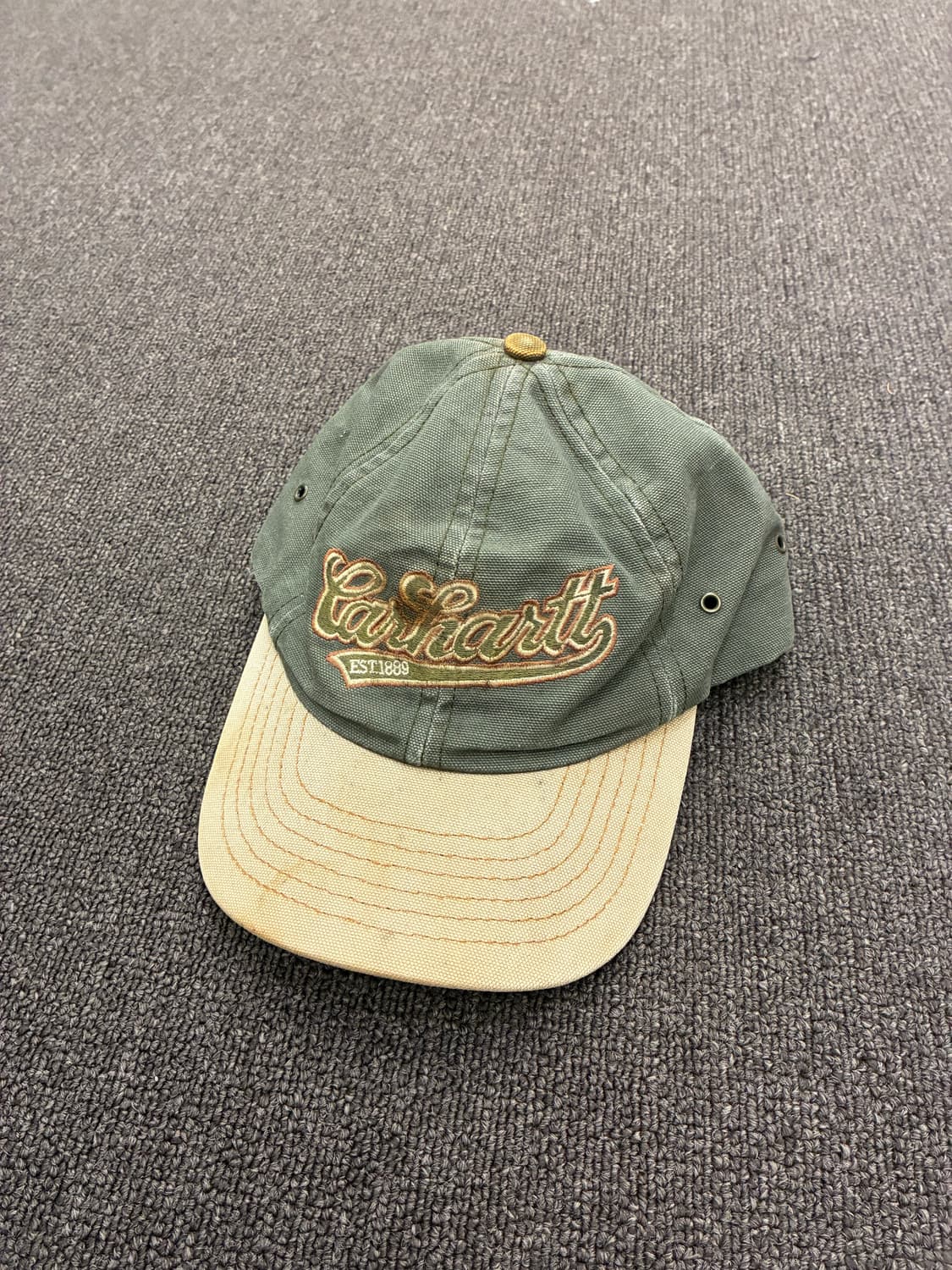 칼하트 빈티지 오데사 캔버스 볼캡(이염) 상품이미지2