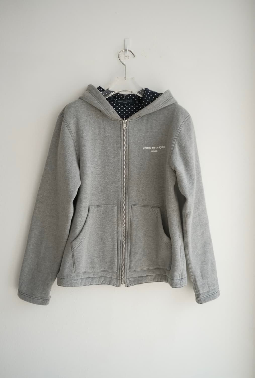 Reversible dot hood zipup 상품이미지2