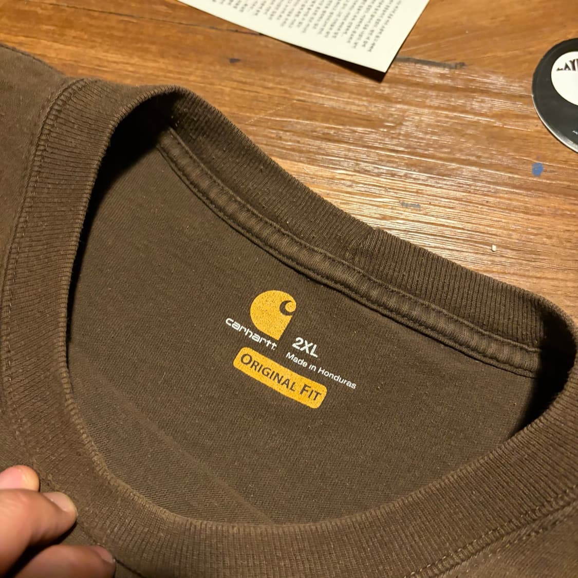 CARHARTT 칼하트 박스핏 포켓 티셔츠 2XL 상품이미지3