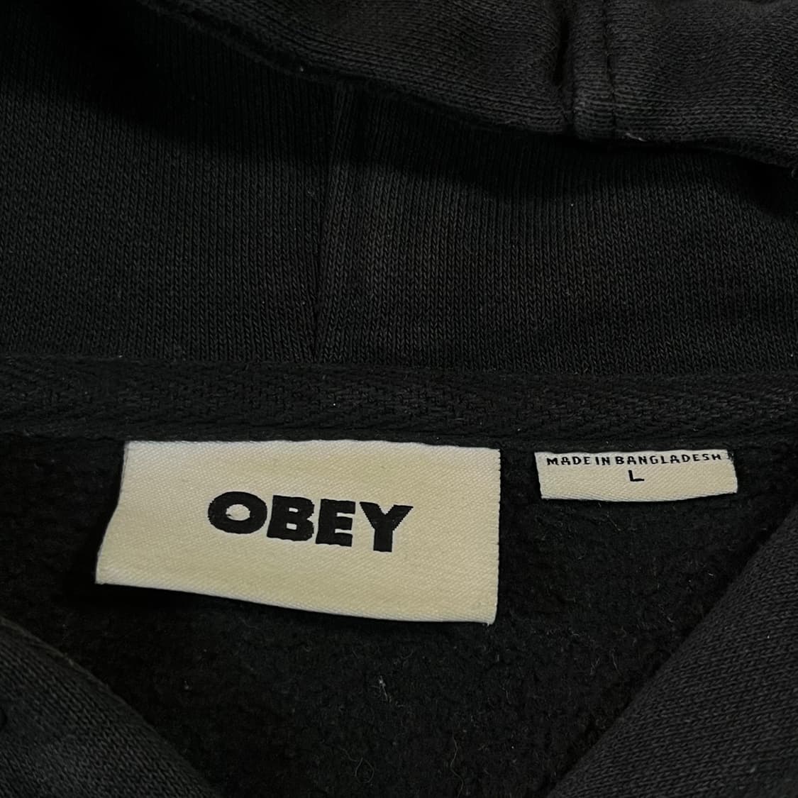 오베이 센터로고 후드티 상품이미지3