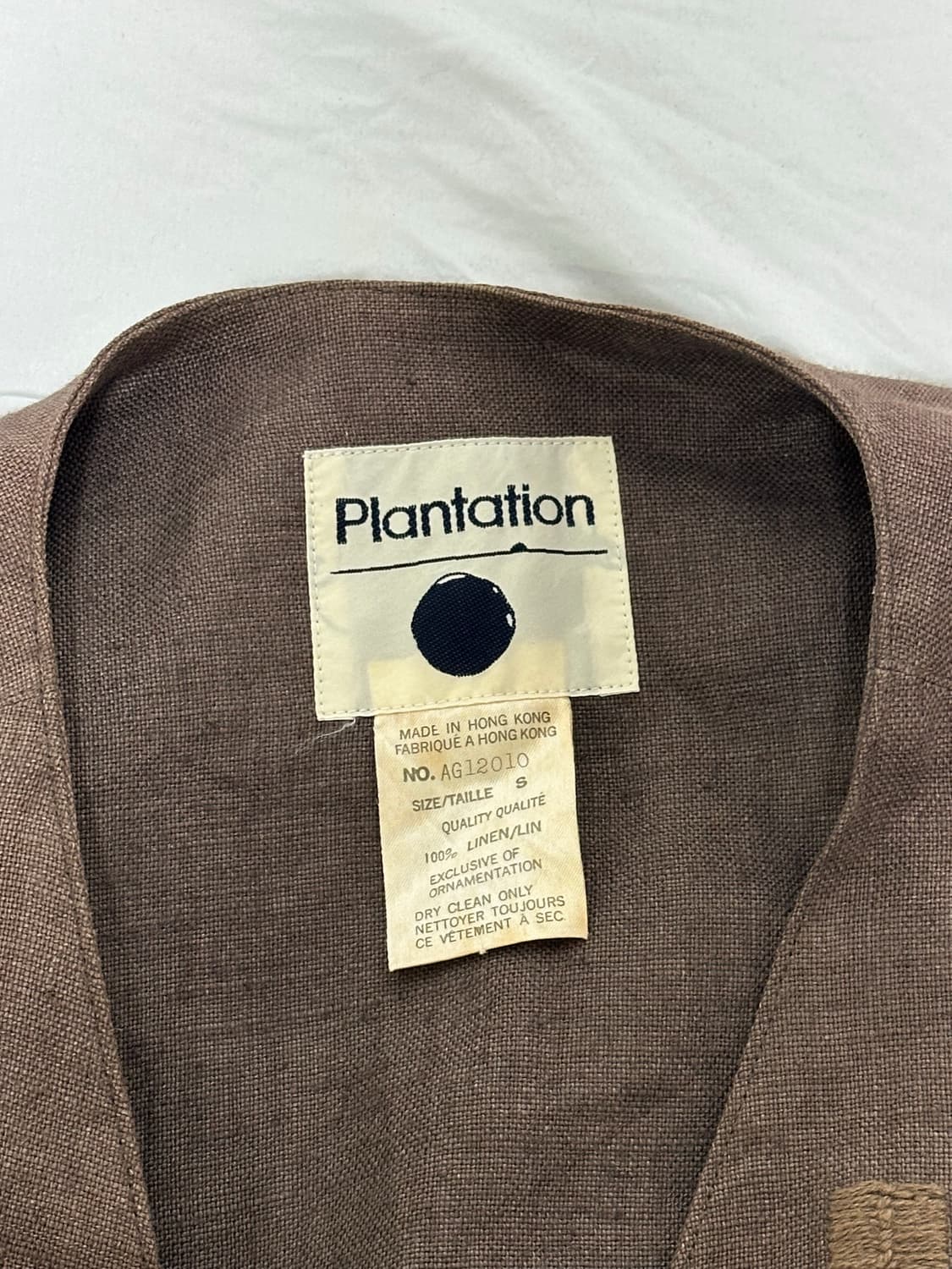 이세이 미야케 plantation 리넨 베스트 상품이미지3