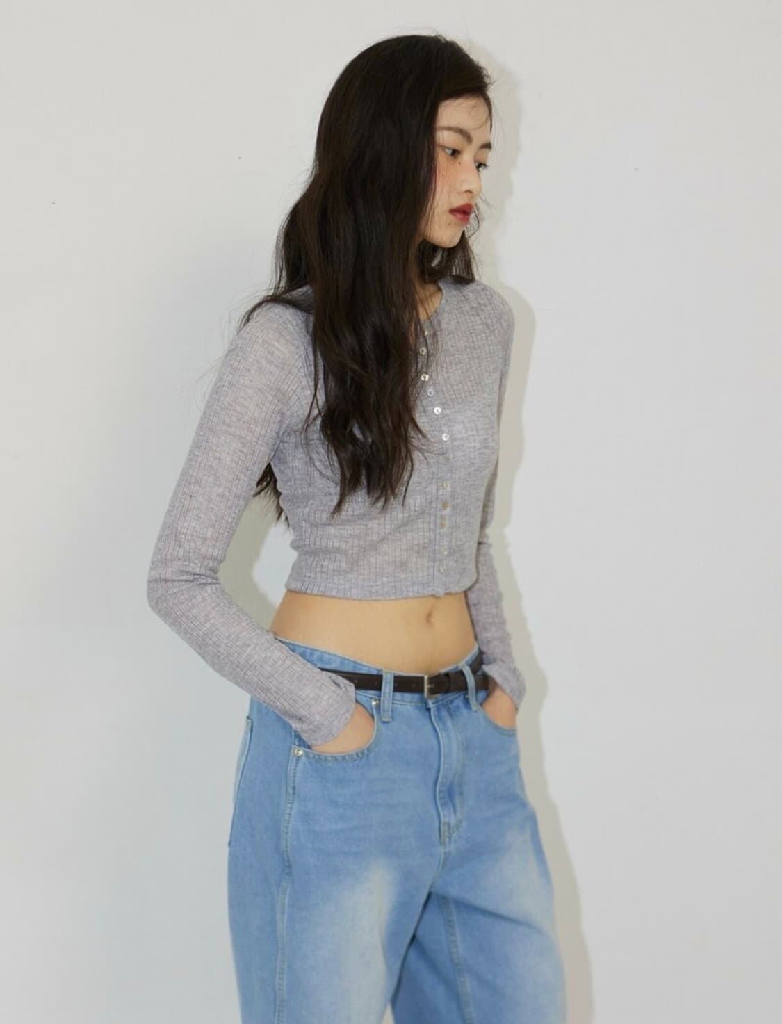 미치코런던 시어 크로셰 가디건 / 크롭 가디건 상품이미지6