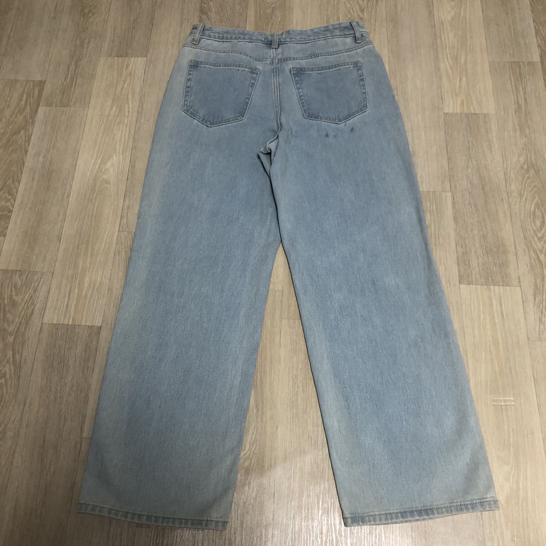 (32) 새상품 무신사 스탠다드 와이드 데님 팬츠 블리치 상품이미지7