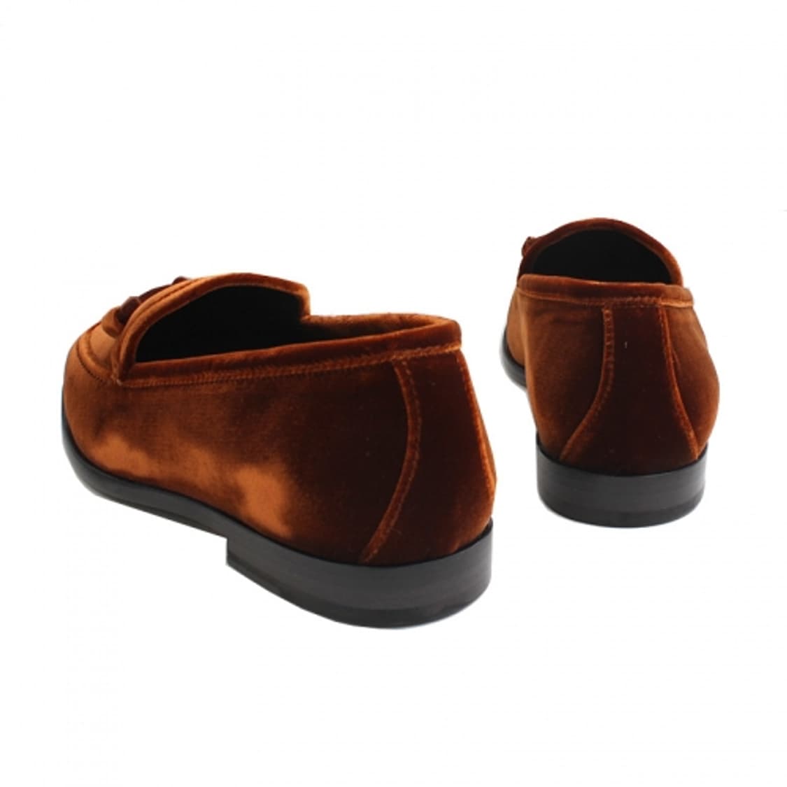 지미추 레드브라운 벨벳 로퍼 (37 1/2) 상품이미지4