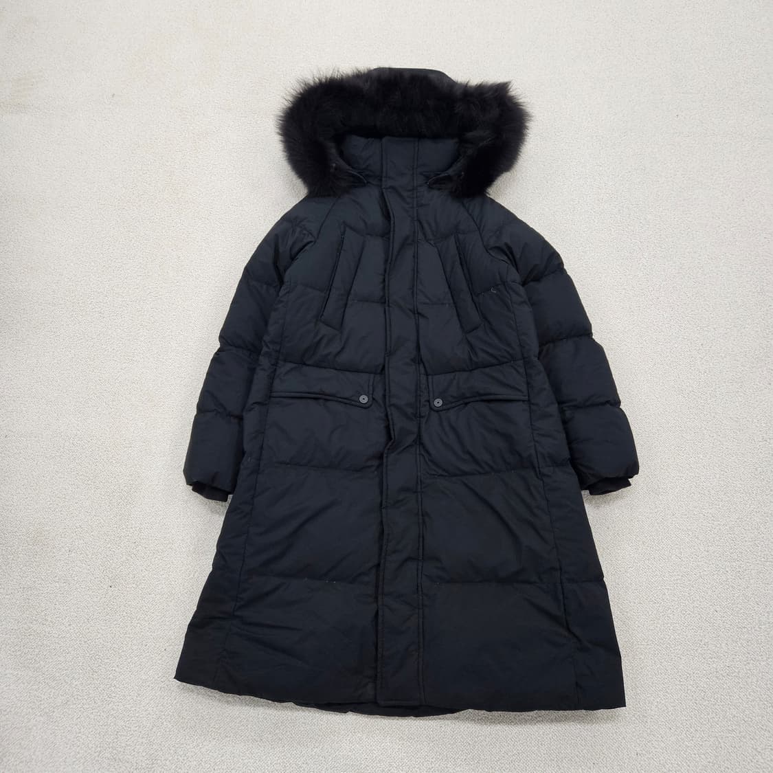 [XS] 아이더 여성 폭스퍼 후드 다운 롱패딩 점퍼 1210J1 상품이미지1