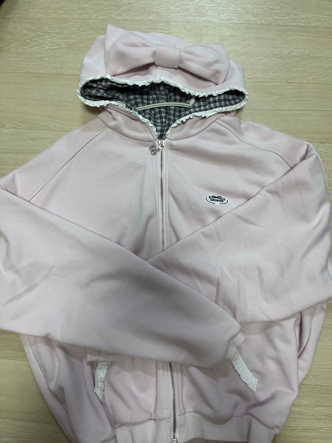 드라이로즈 빅리본 후드집업 상품이미지3