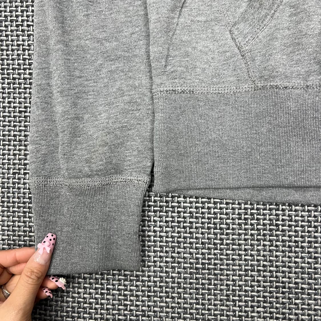 후아유 그레이 후드집업 상품이미지4