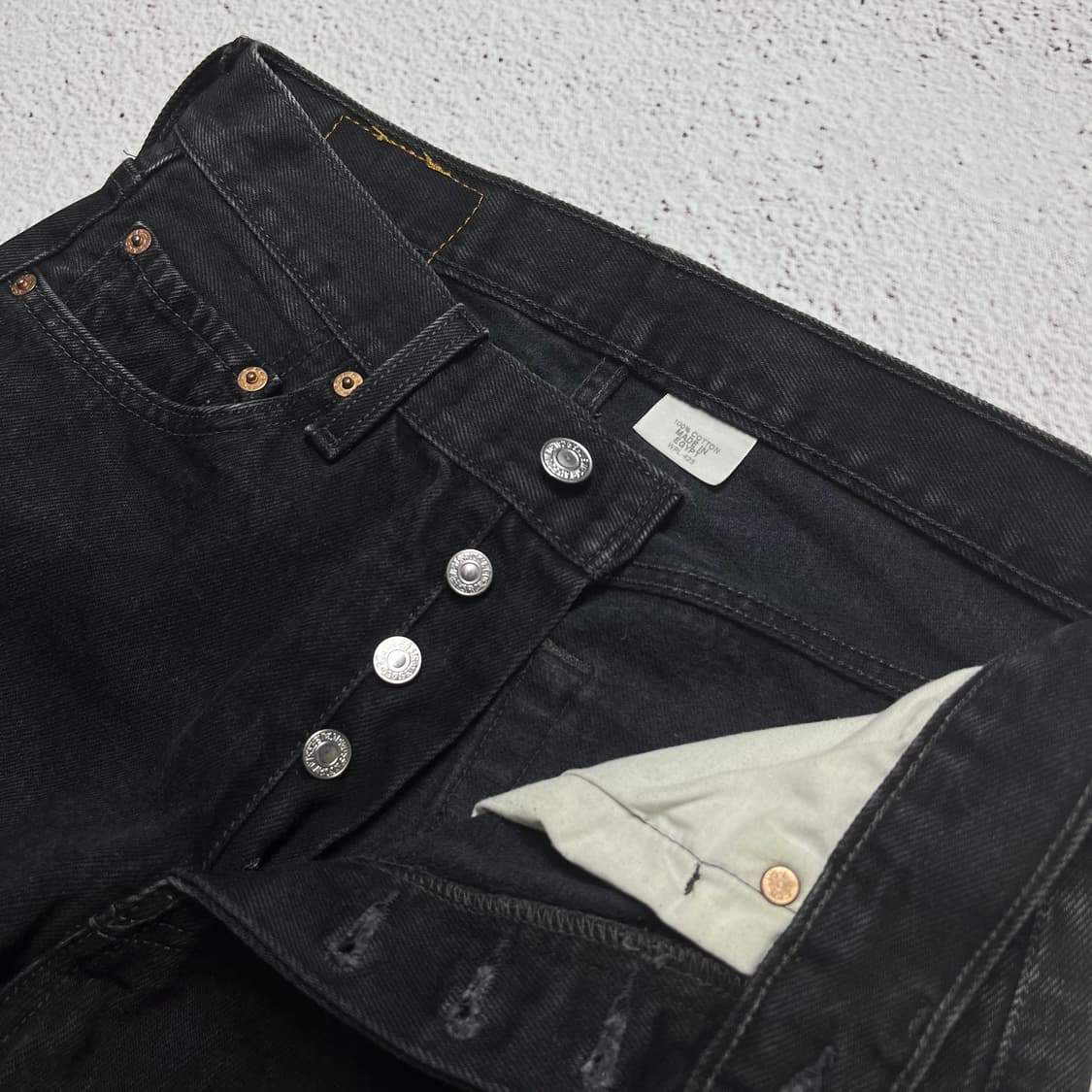 00s Levi's 501 Original Fit Black Denim 상품이미지5