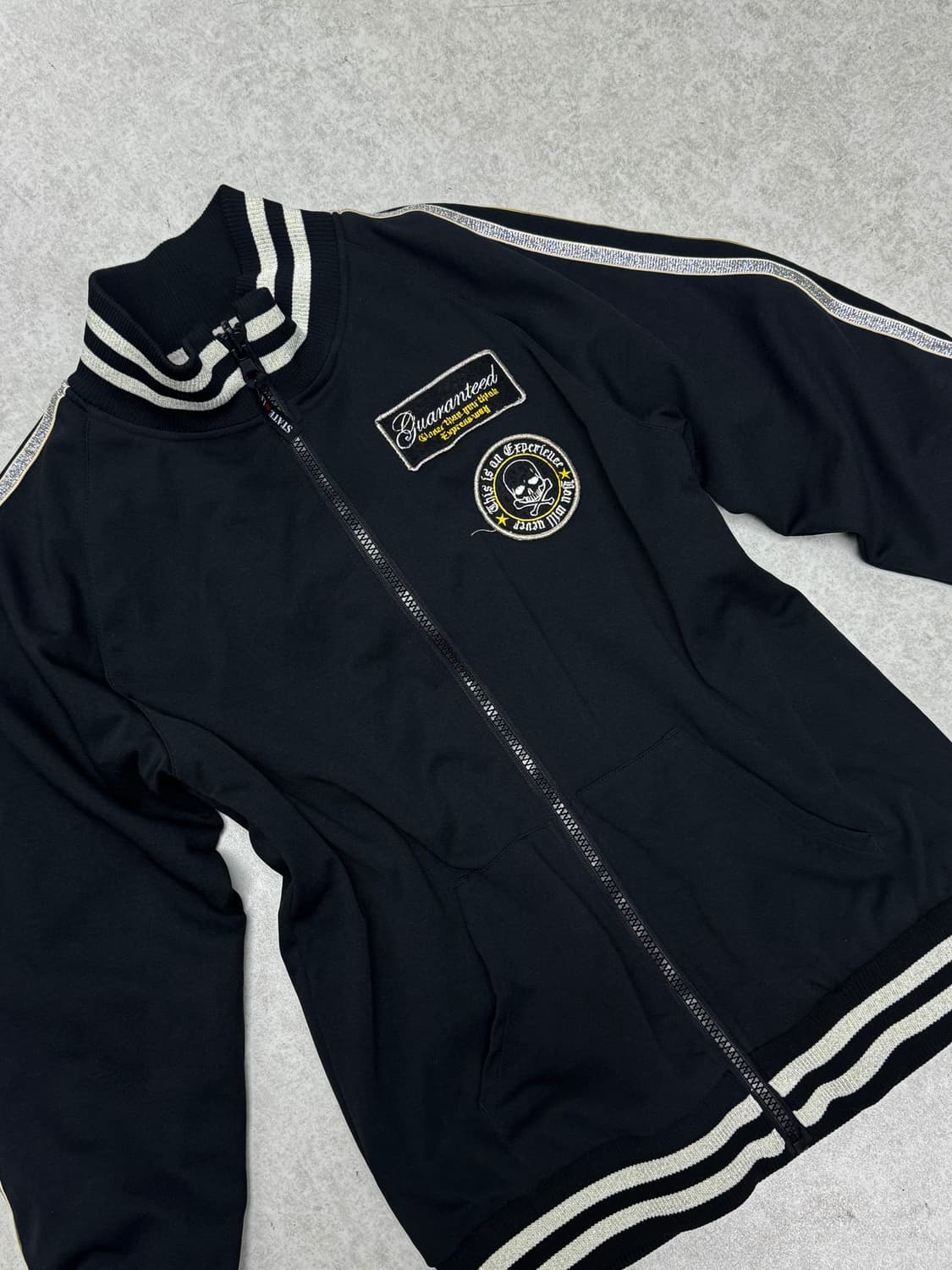 펑크 해골 실버 트랙져지 상품이미지2