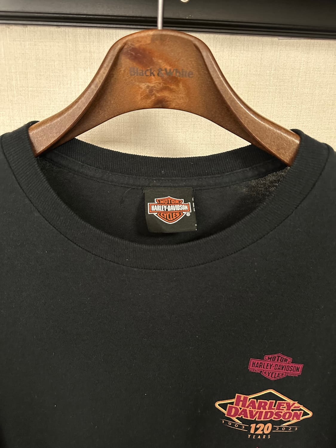 할리데이비슨 창원 긴팔 티셔츠 블랙 105-110 상품이미지3