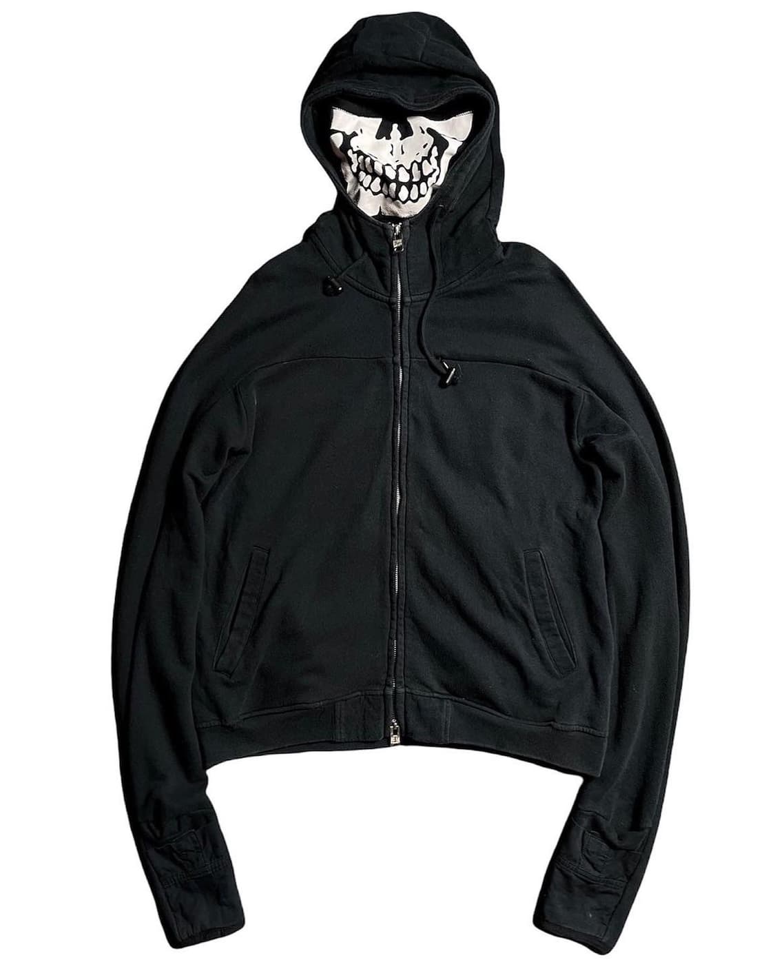 90s PPFM 스컬 마스크 후드집업 상품이미지2
