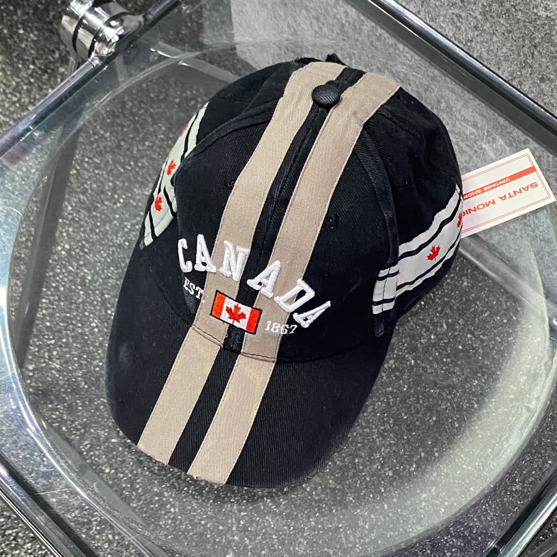 빈티지 캐나다 스트라이프 볼캡 B4637 상품이미지2