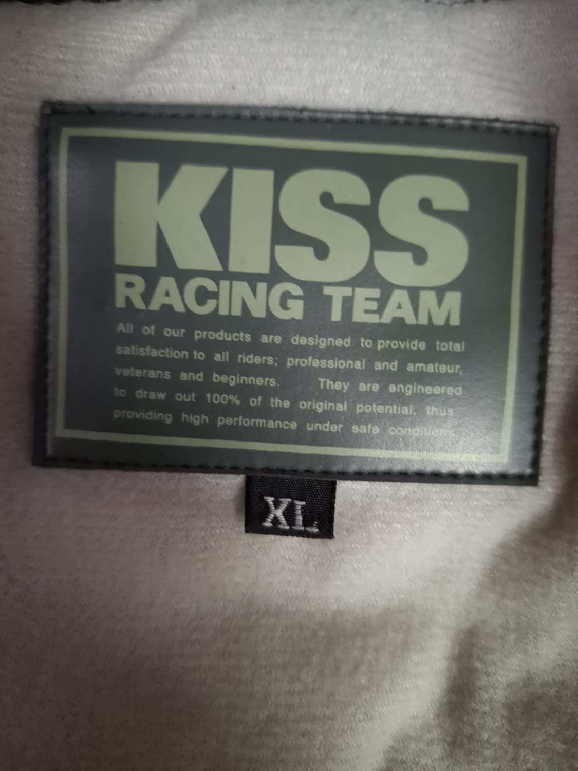 새제품급 오리지날 일본판 키스 KISS 레이싱 라이더자켓 셋업 상품이미지3