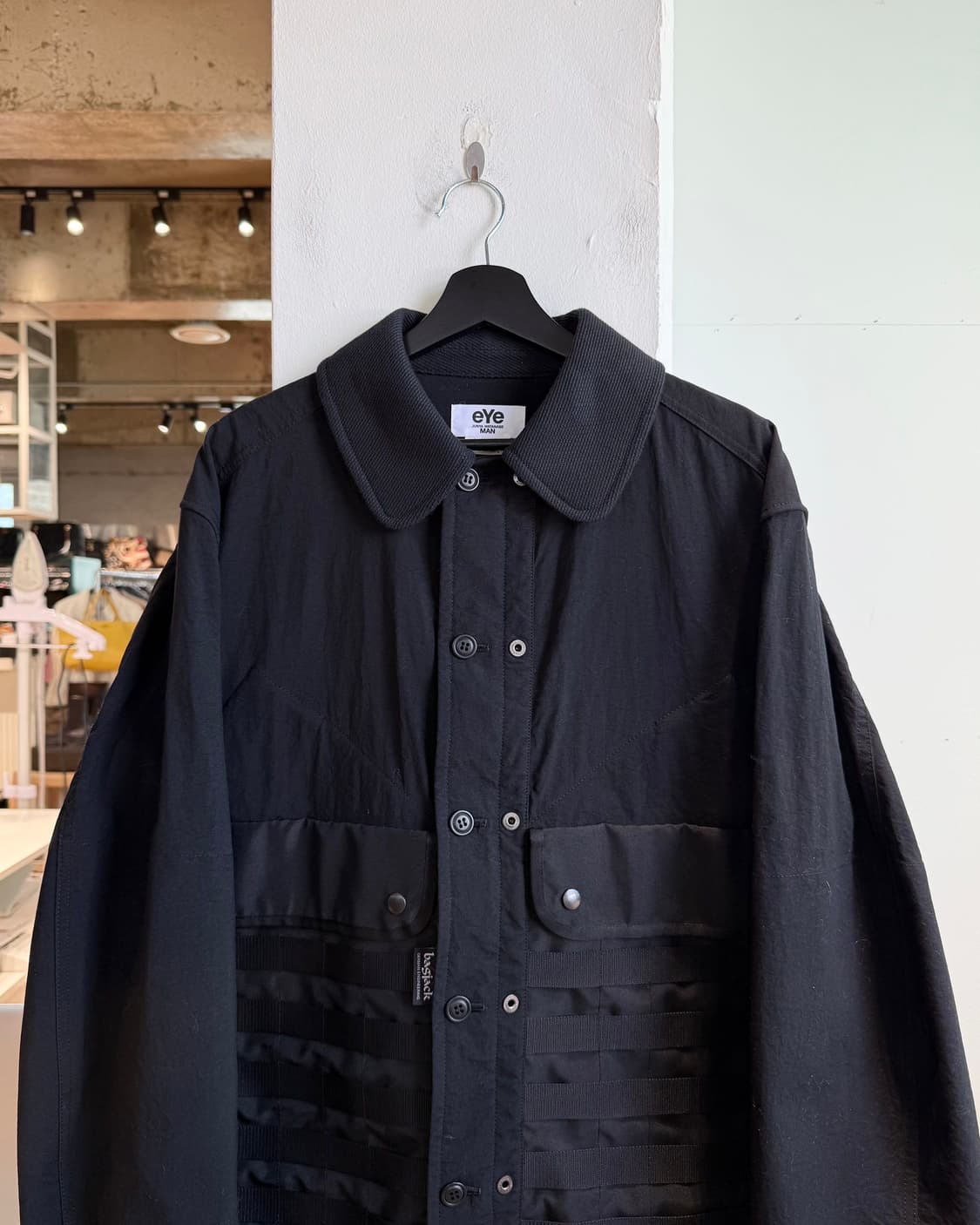 eye 준야 와타나베 맨 x 백잭 블랙 리버시블 모듈러 자켓 상품이미지2
