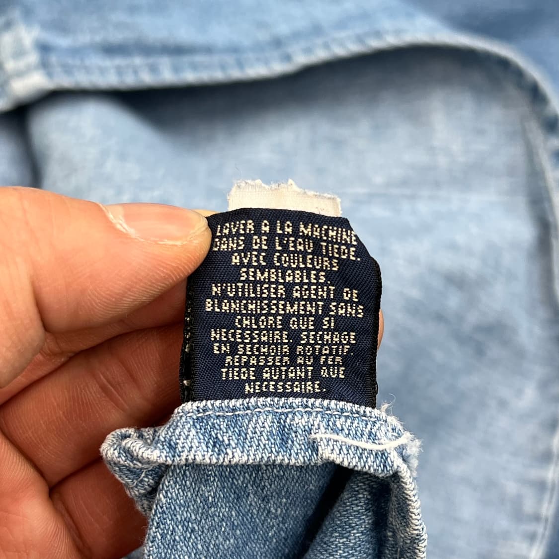 에디바우어 자수 데님 셔츠 r3351 상품이미지7