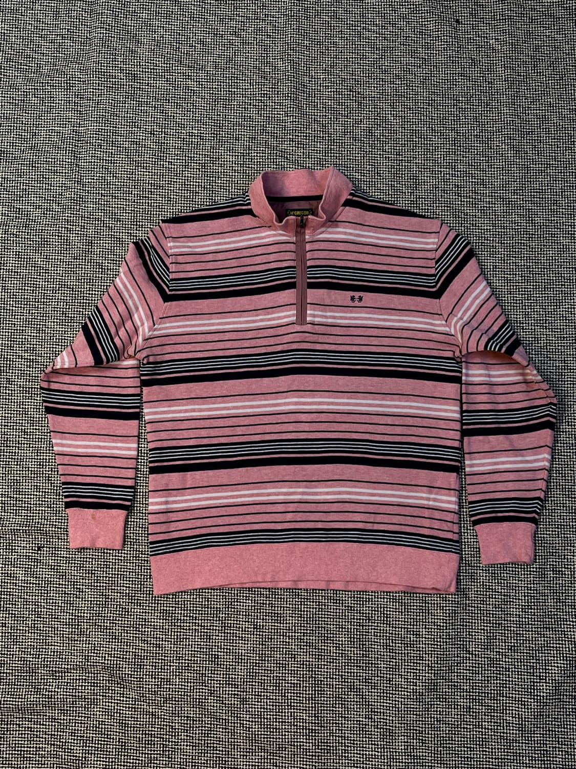 맥그리거 멀티스트라이프 집업 니트  상품이미지1