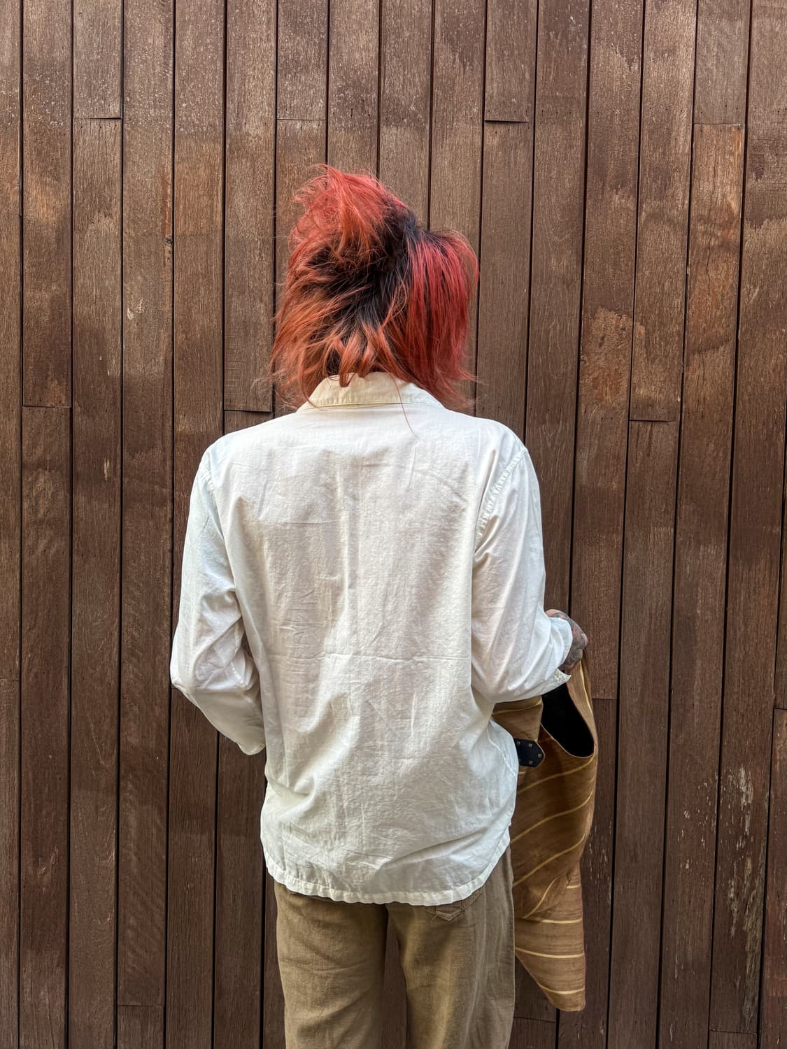 Vintage Embroidery Pullover Shirt  상품이미지4