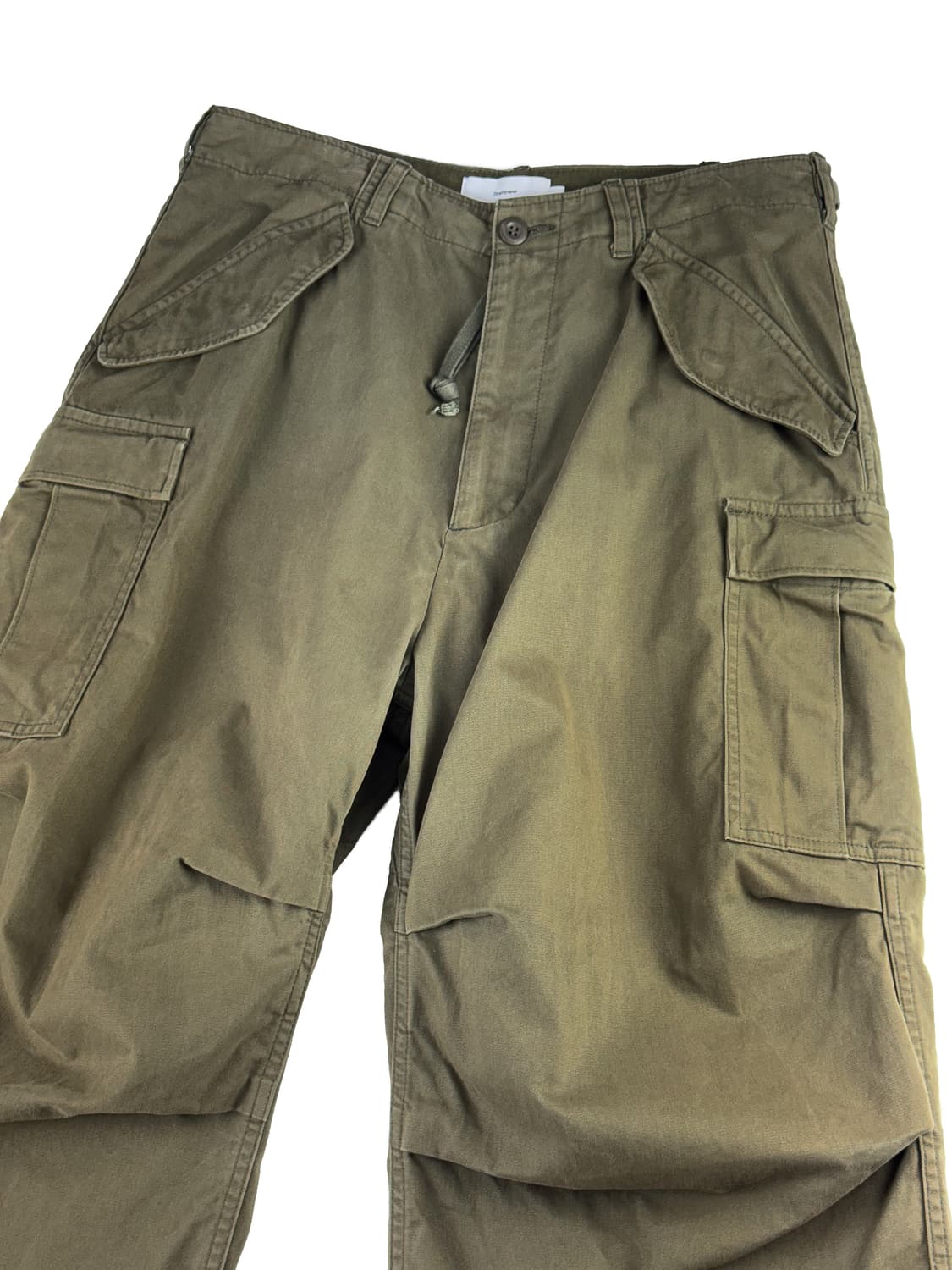 그라프페이퍼 밀리터리 클로스 밀리터리 팬츠 카키 상품이미지3