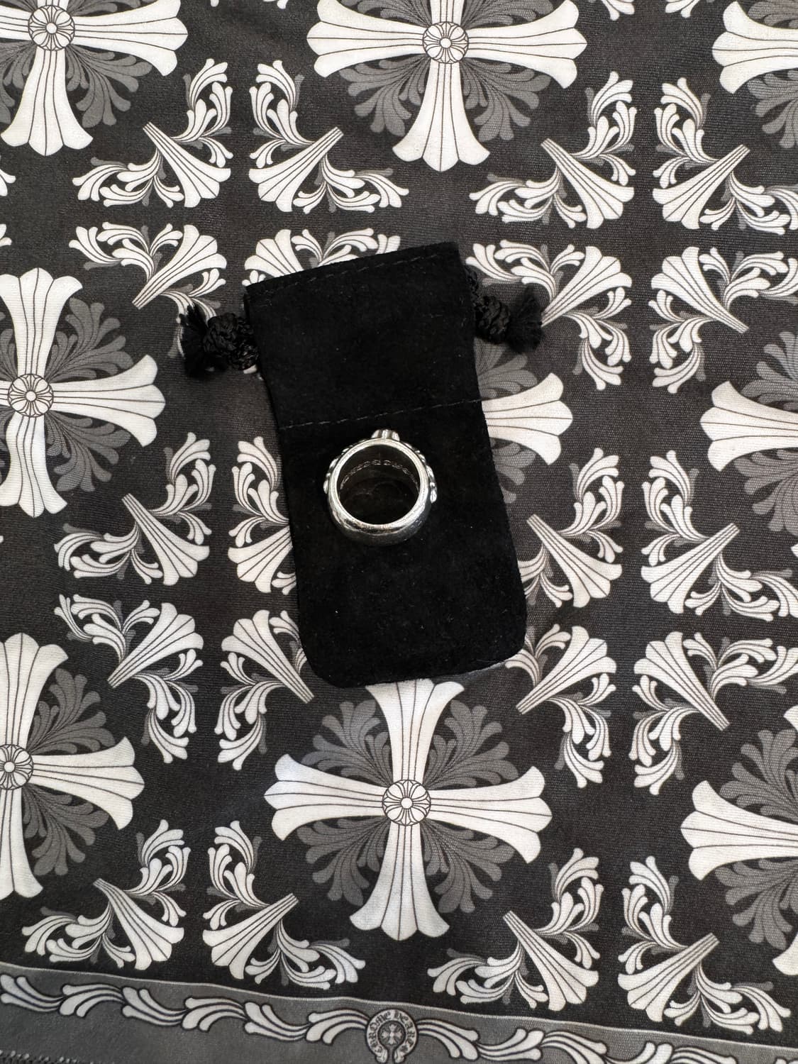 크롬하츠 더블 플로랄 크로스링 v2 8호 상품이미지4