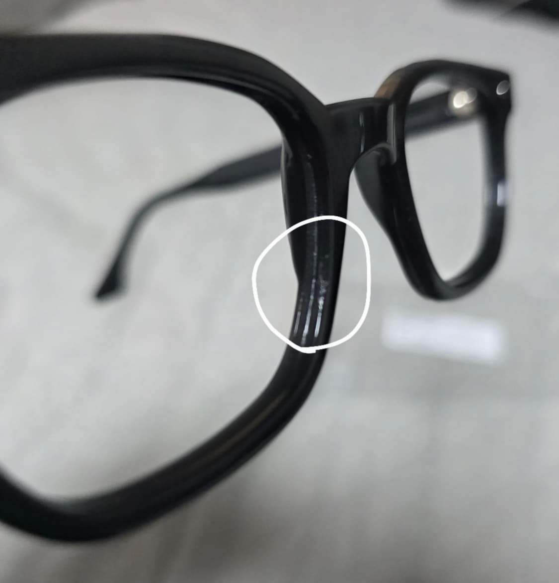 [50-23] 빈티지 크리스 옵티컬 얀크 YANK 블랙 안경테 1 상품이미지8