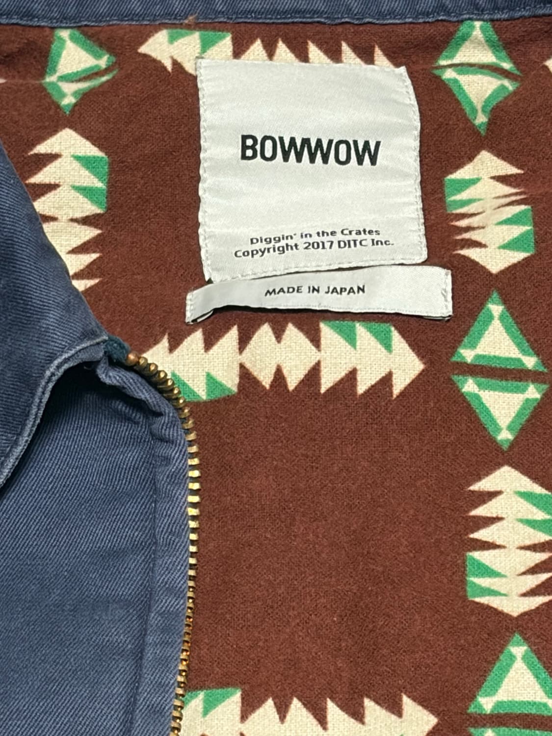 바우와우 블루 워커 자켓 재킷 XXL 상품이미지3